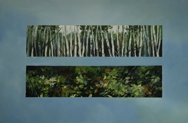 Two Spaces, 20"x30"/SOLD