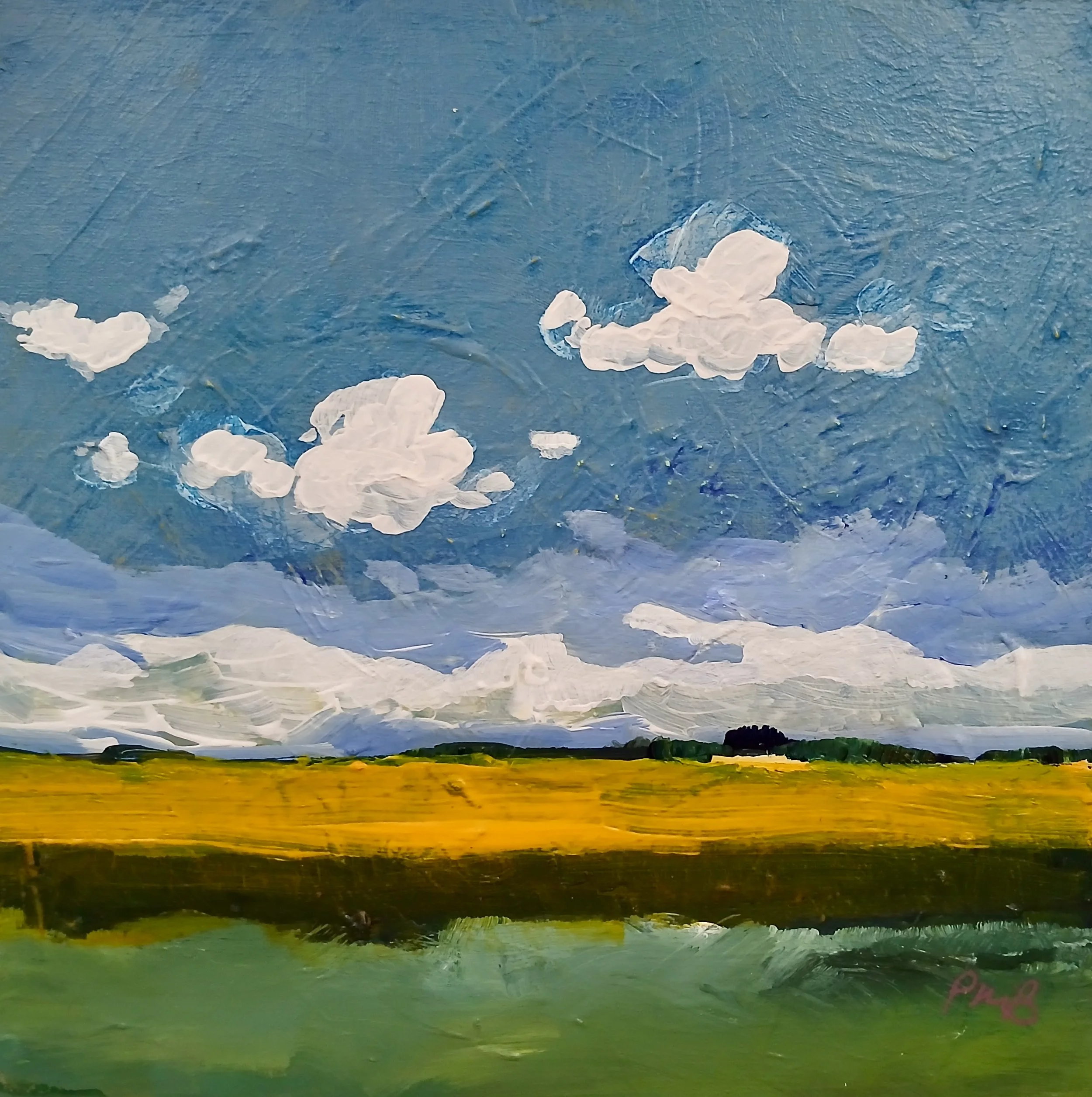 Summer, 8"x8"
