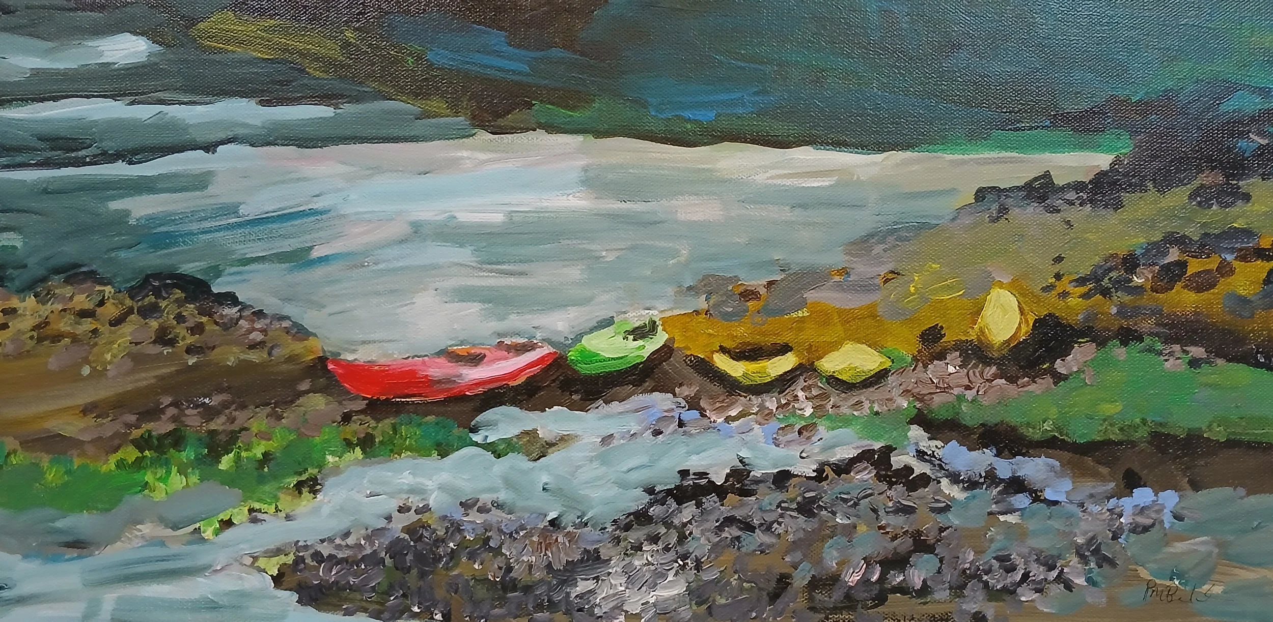 Tide's Out, 10"x20"