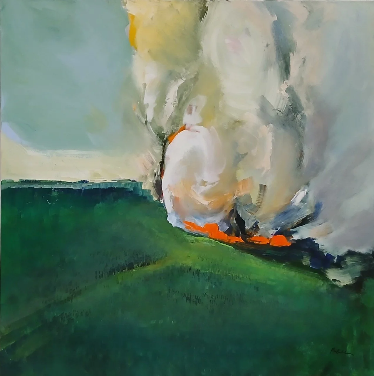 Coal Creek Wildfire, Yukon, 36"x36"