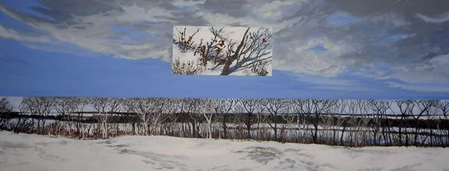 South Saskatchewan River, 24"x50"/SOLD