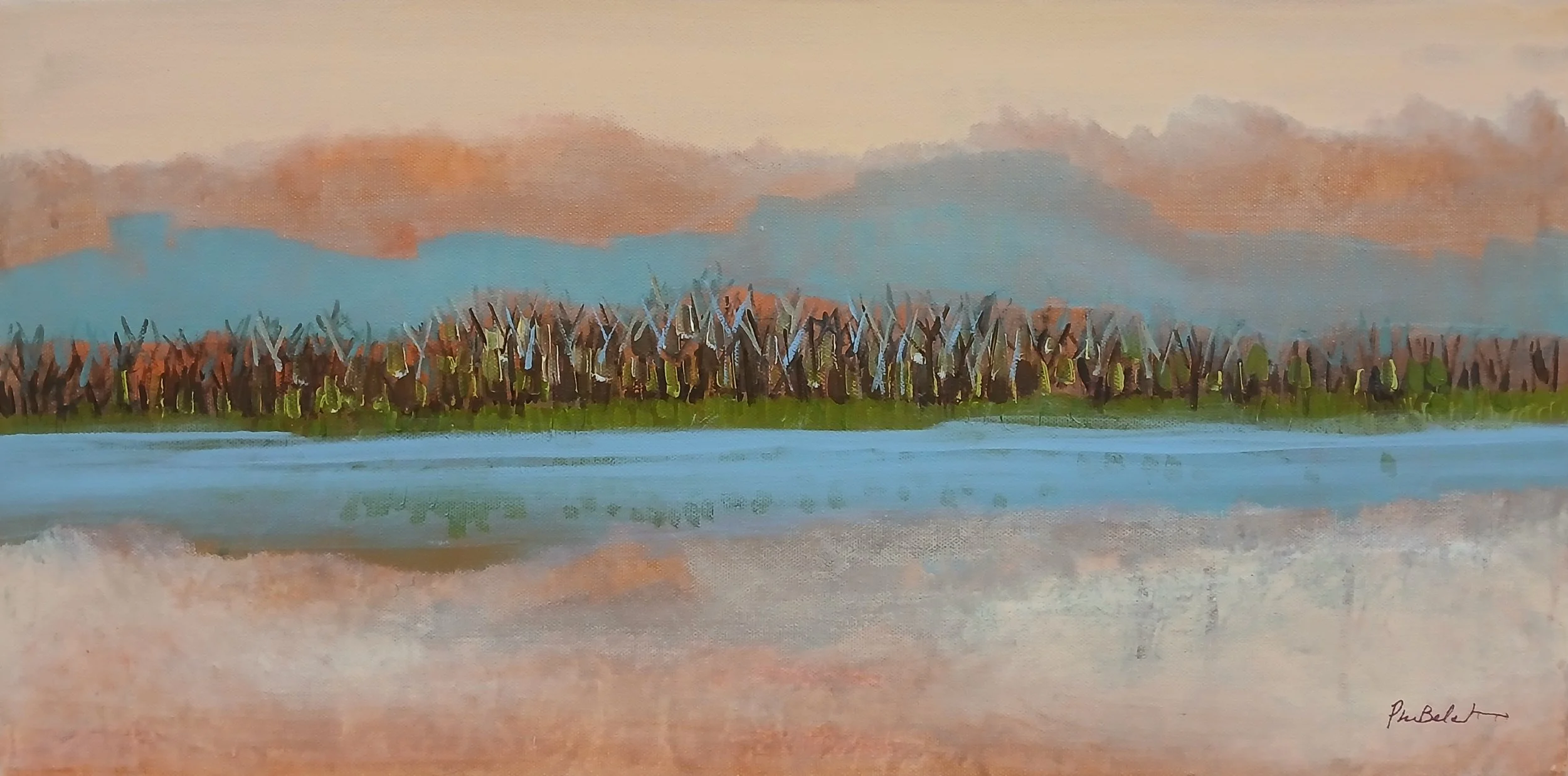 Smoke Haze, 12"x24"