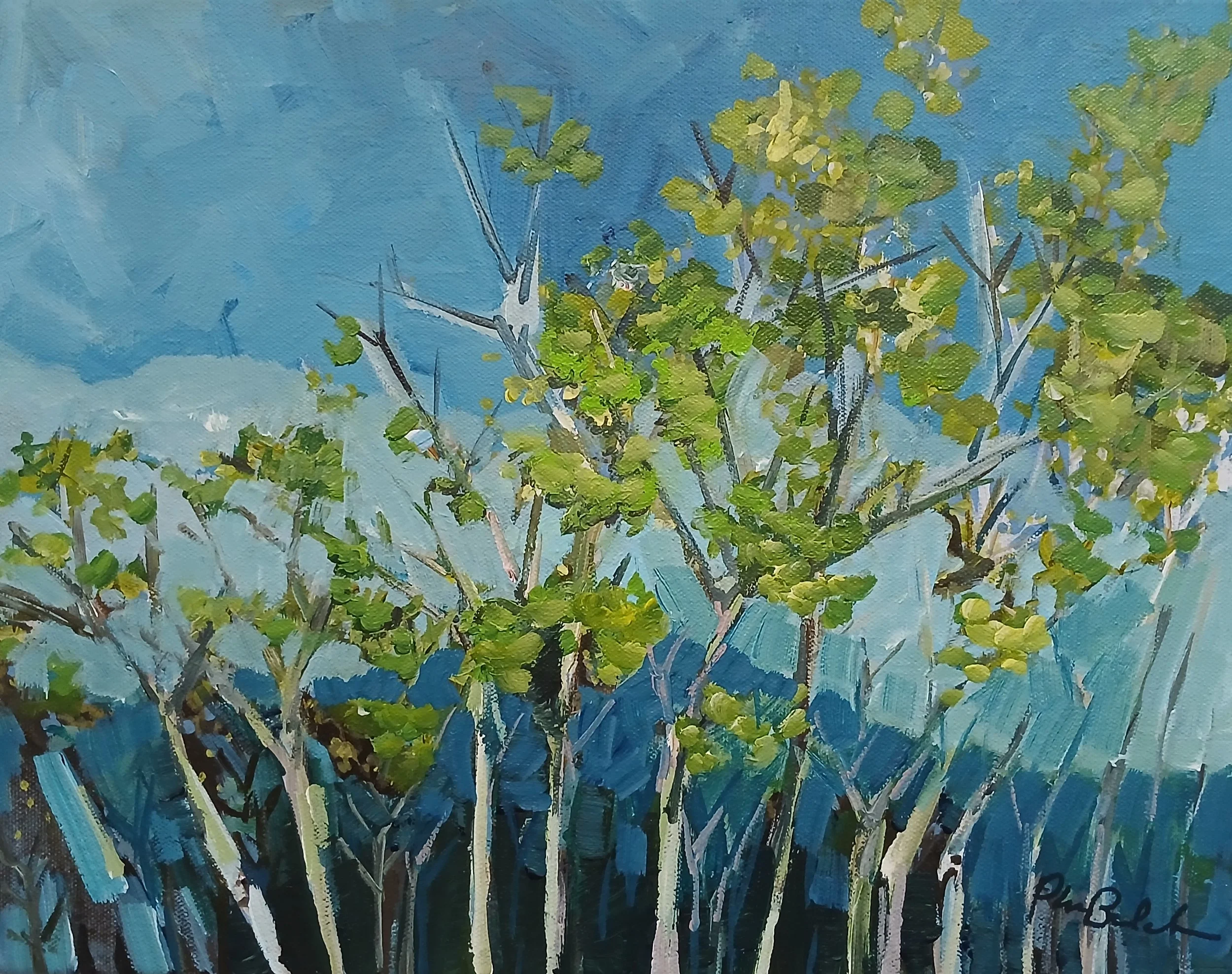First Green(2), 11"x13.5"/SOLD
