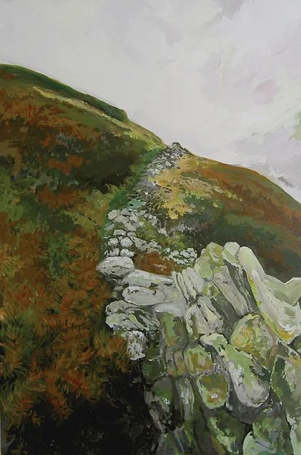 WALES, Hill Walk, 36"x24"/SOLD