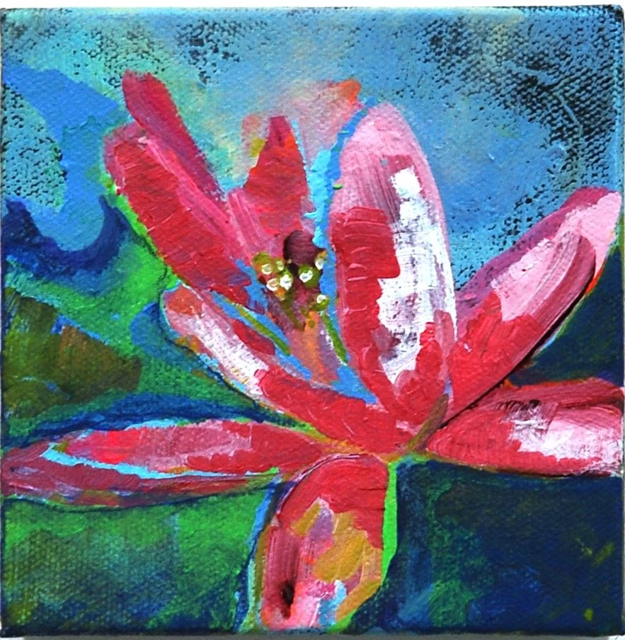 Hot Lips, 5"x5"/SOLD