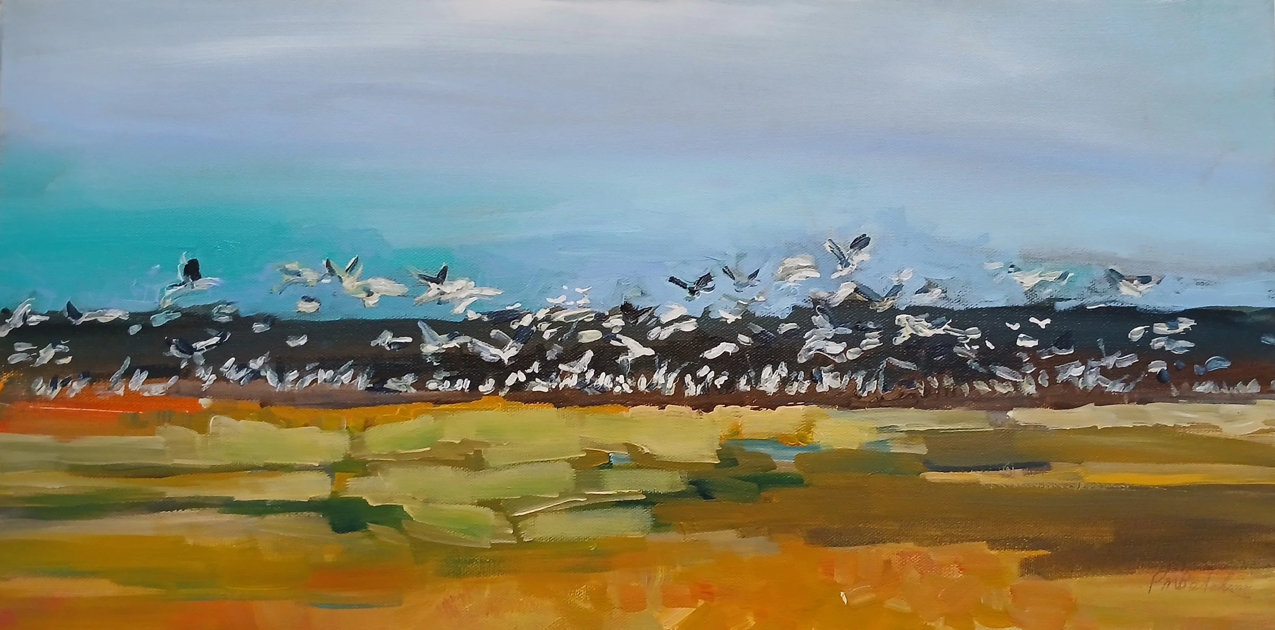 Snows, 12"x24"