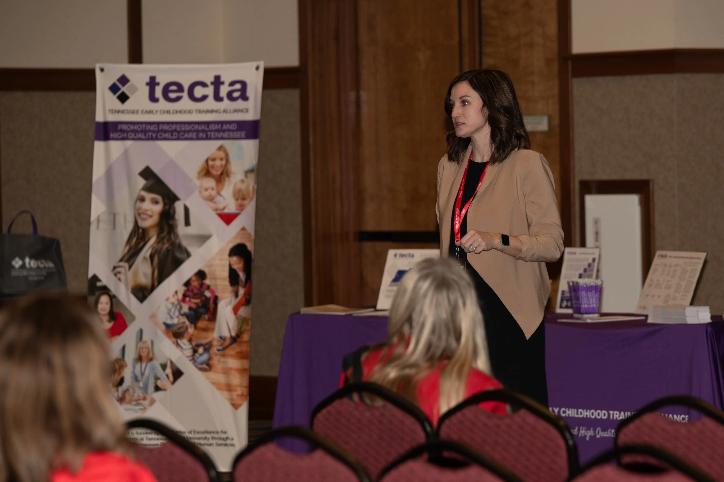 An FCCLA Partner facilitates an educational workshop.