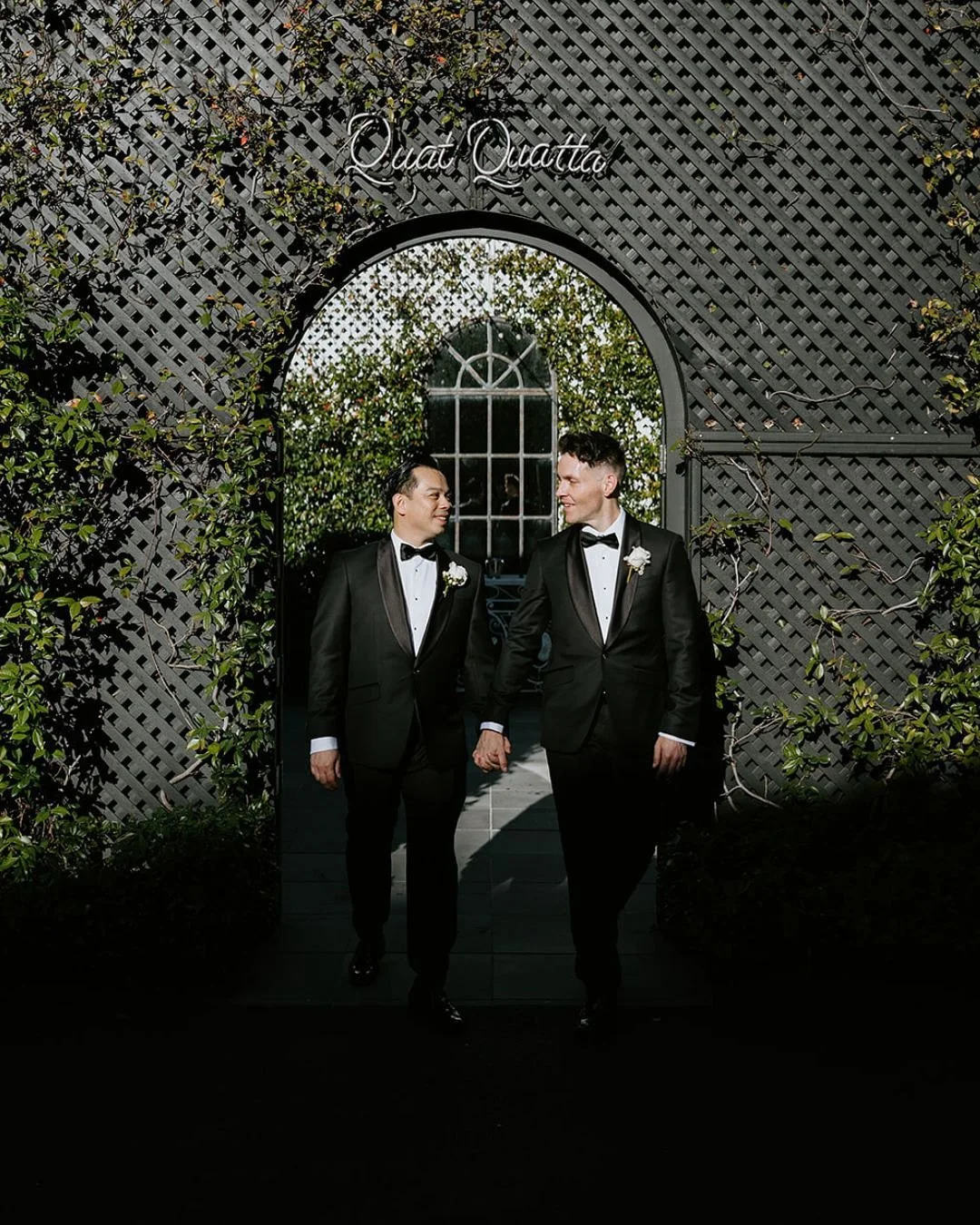 Paulo & Marc got married under the arches at the iconic @quatquatta in Ripponlea. It was lovely, I was there and I took these pictures. They make me smile and I hope they make you smile too. Much love x