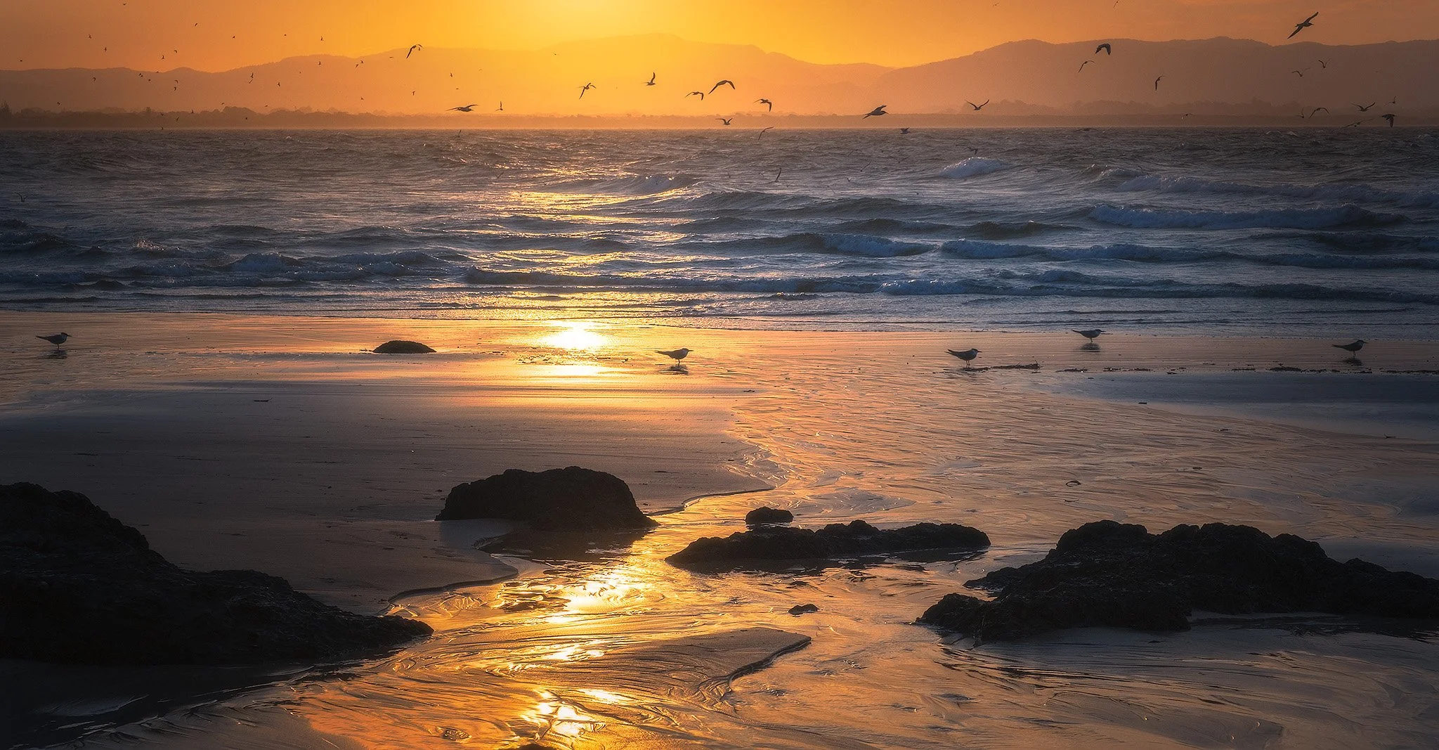 Later afternoon Byron Bay NSW