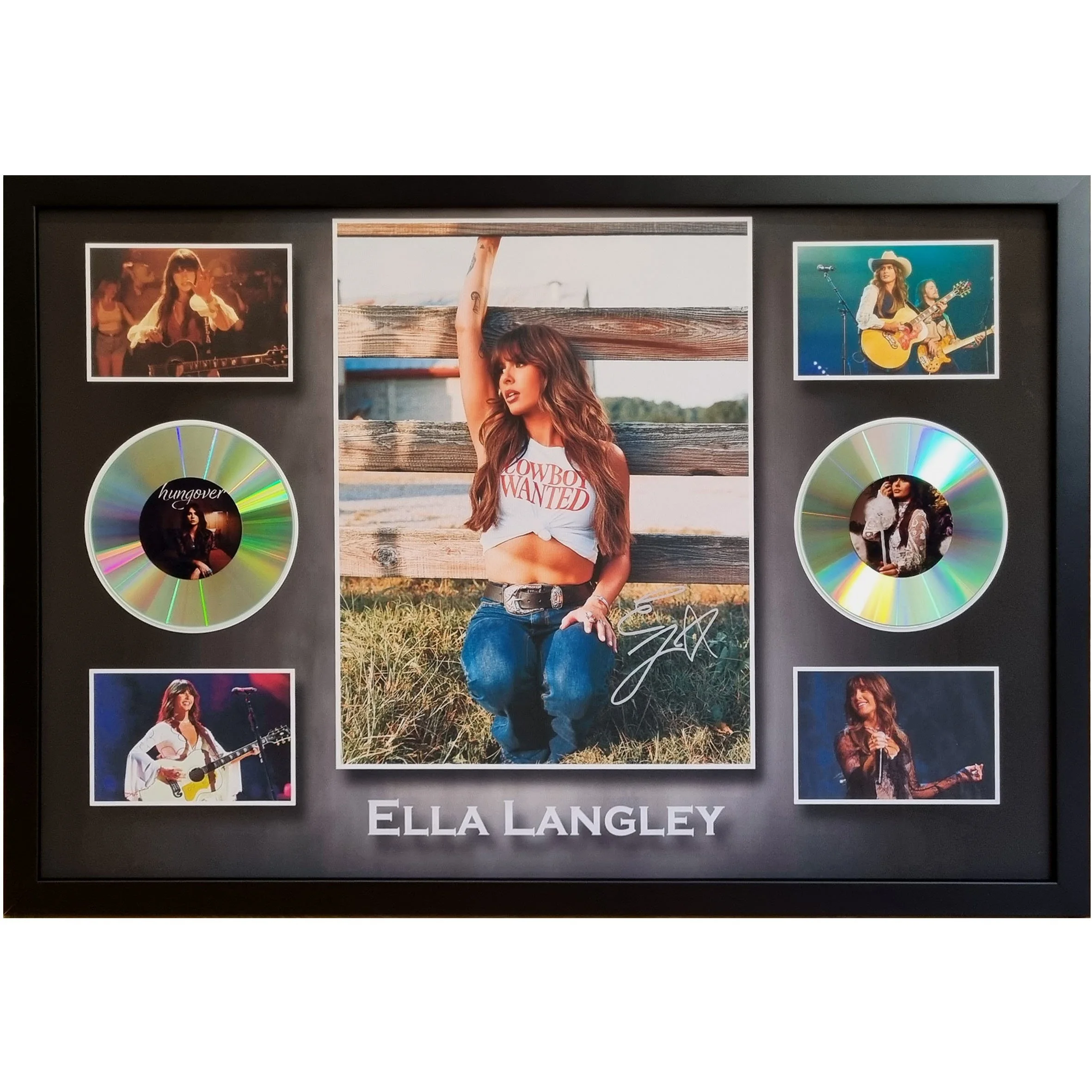 Ella Langley CDs Framed Memorabilia.jpg