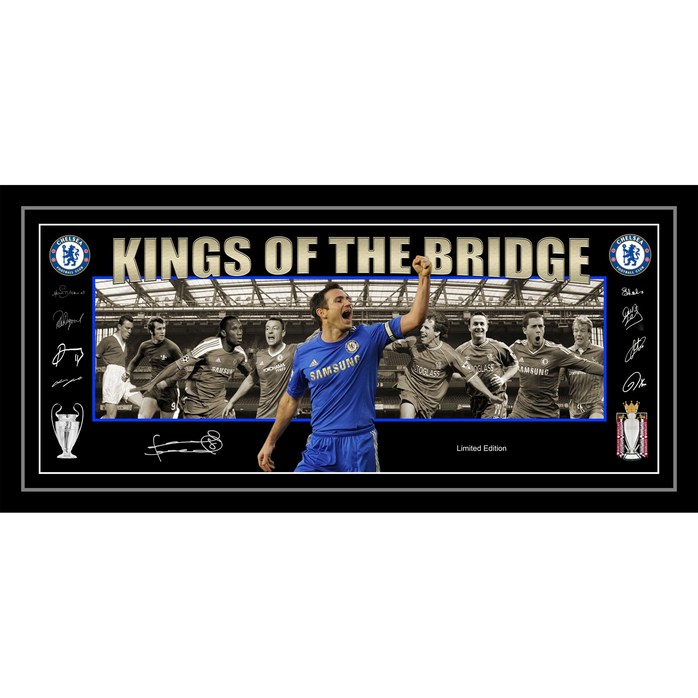'Kings of the Bridge' Greats of Chelsea Framed Memorabilia