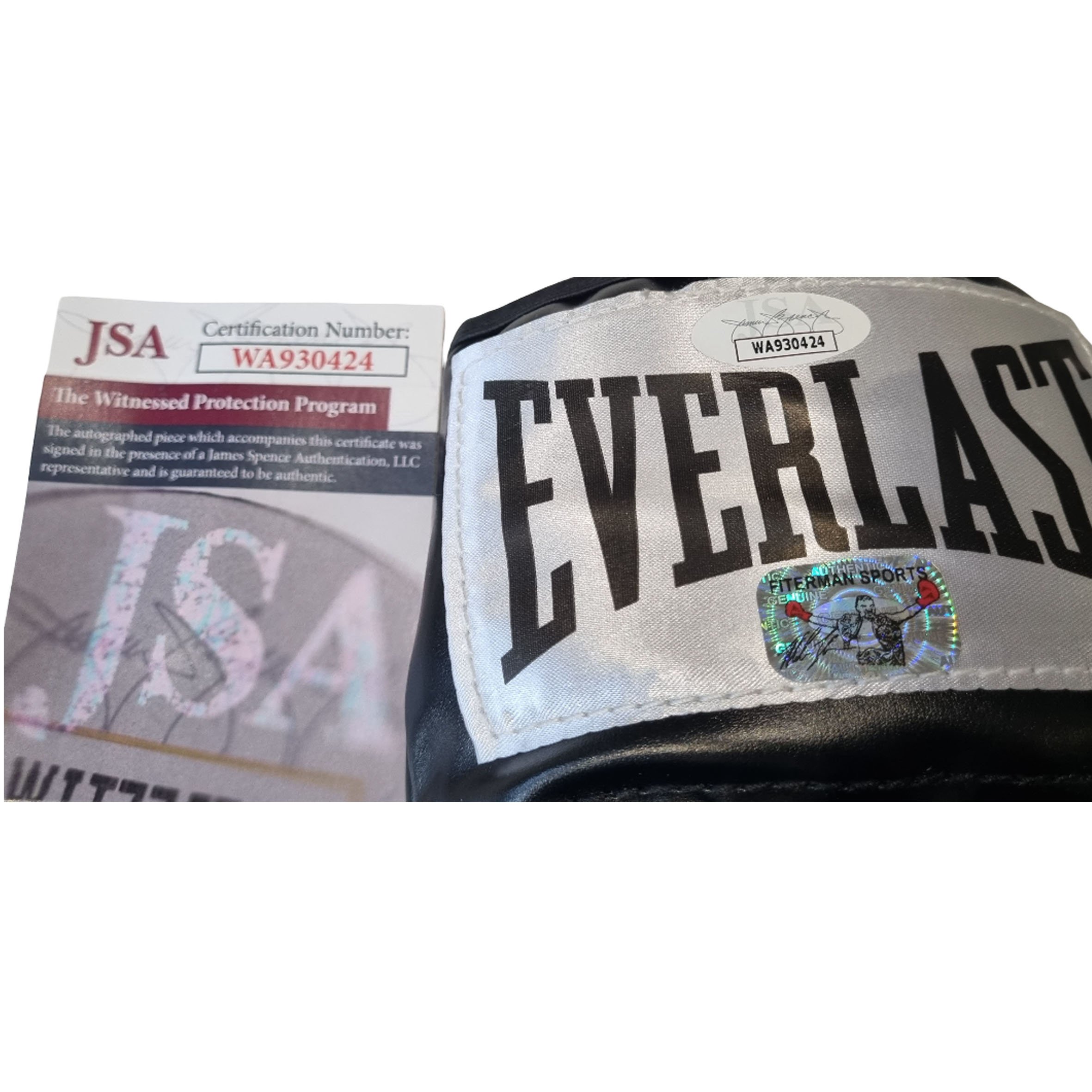 Mike Tyson Black Everlast Glove Spence.jpg