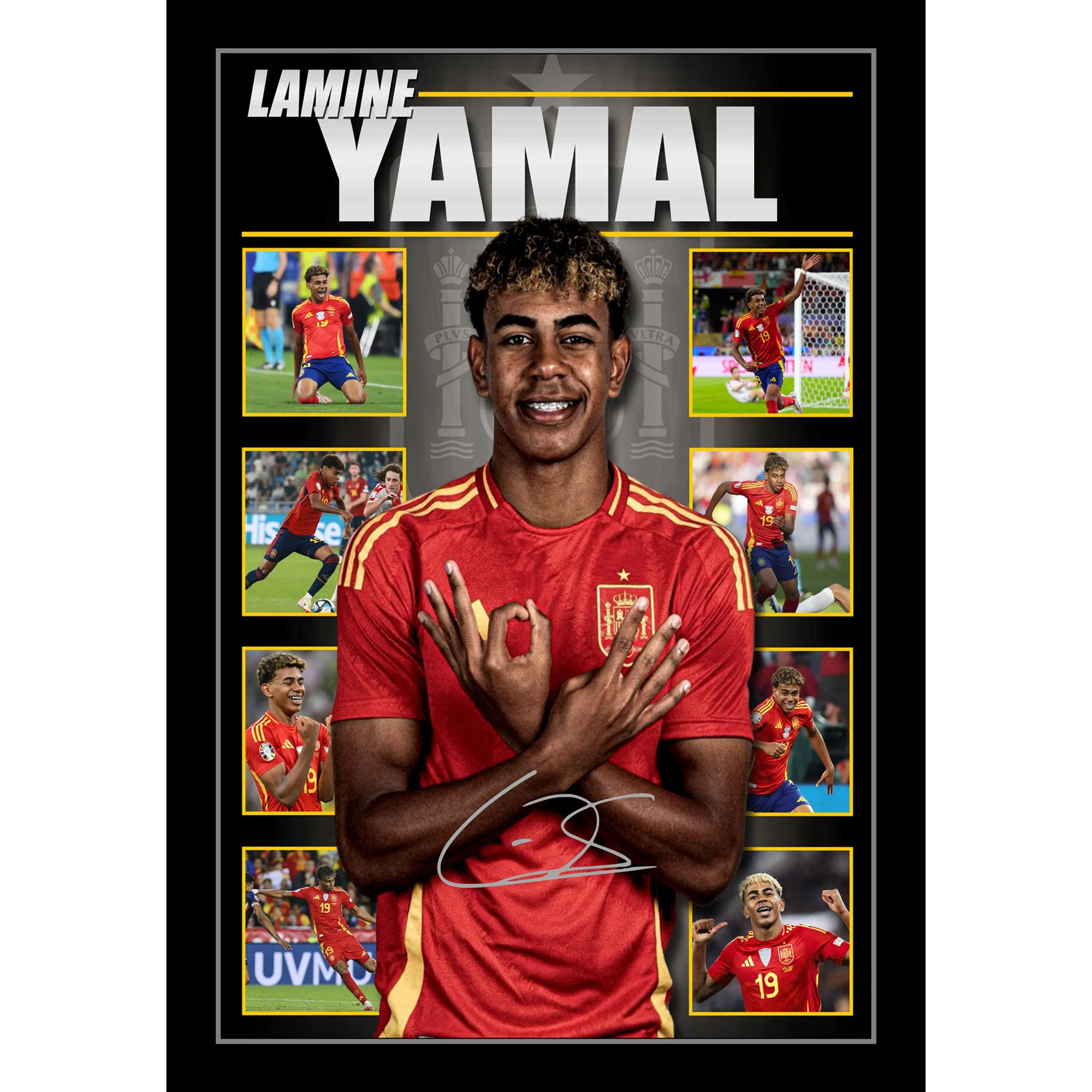 Yamal Lamine Spain Lithograph Framed Squarespace.jpg