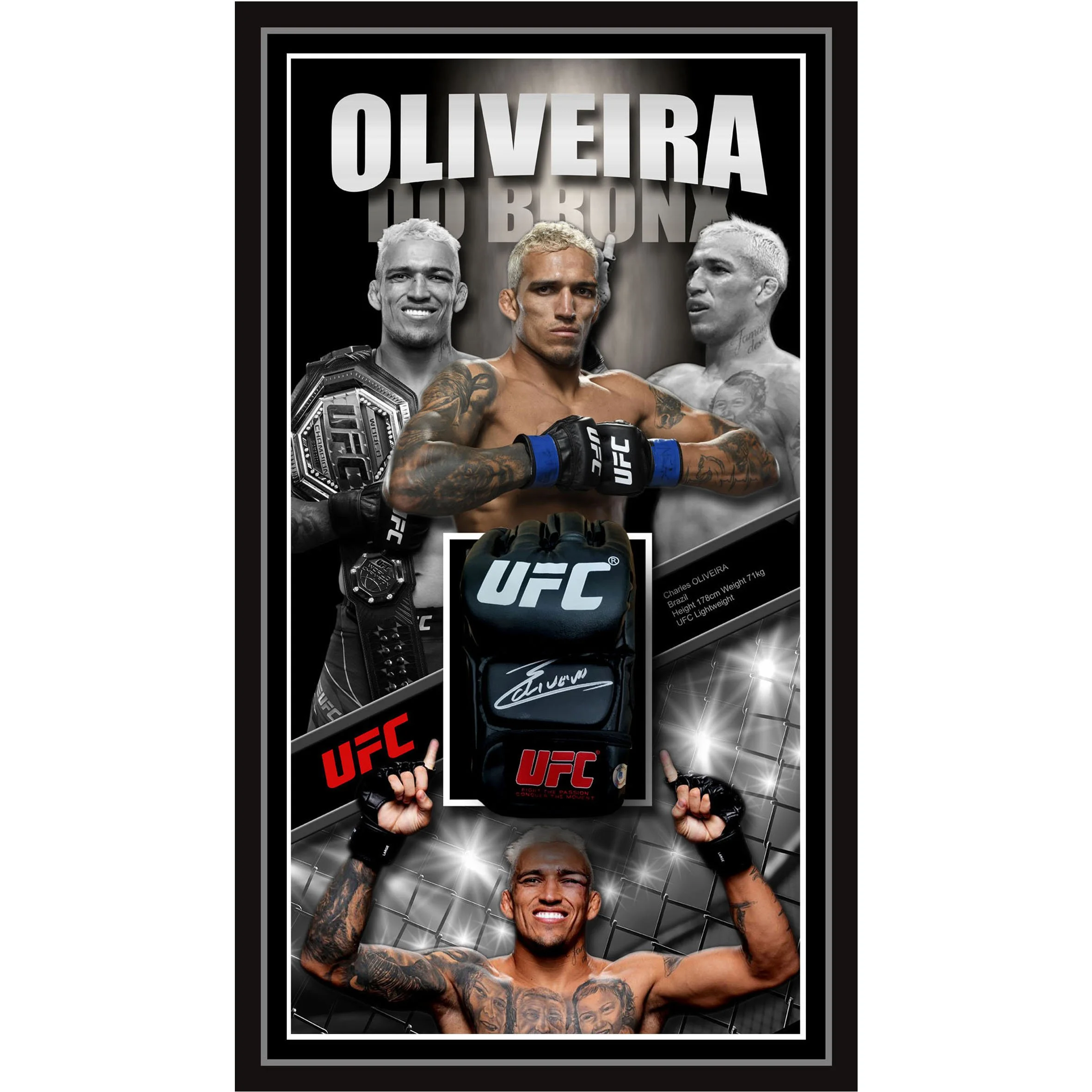 Charles Oliveira FRamed UFC Glove Squarespace.jpg