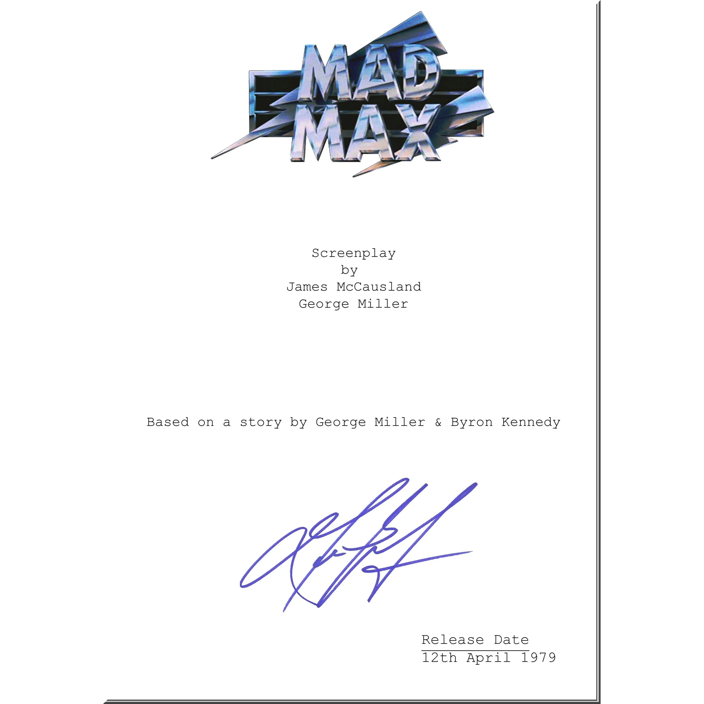 Mad Max Framed Movie Script Mel Gibson.jpg