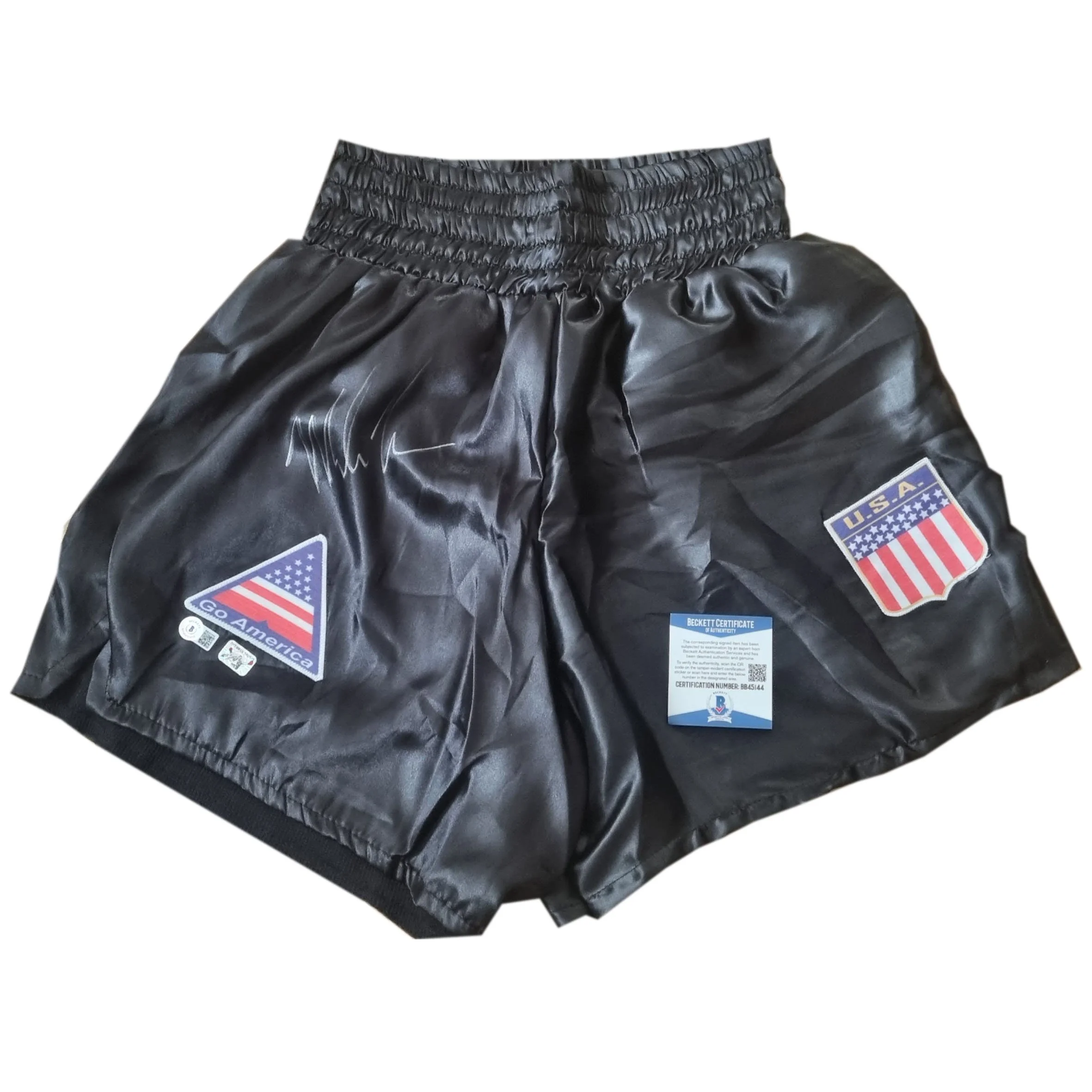 Mike Tyson Signed Boxing Trunks (Beckett BAS - #BB45144)