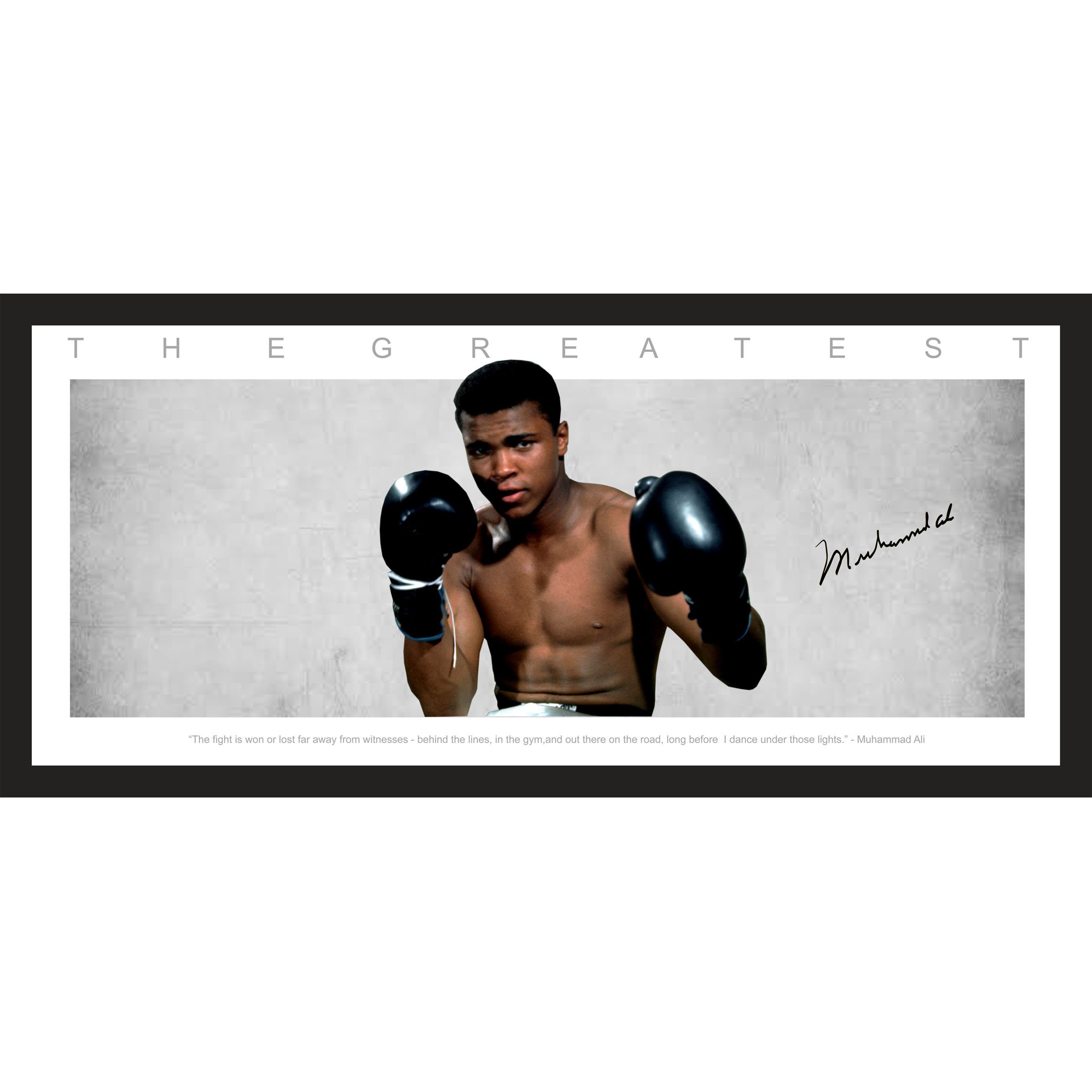 Muhammad Ali Framed Lithograph Memorabilia