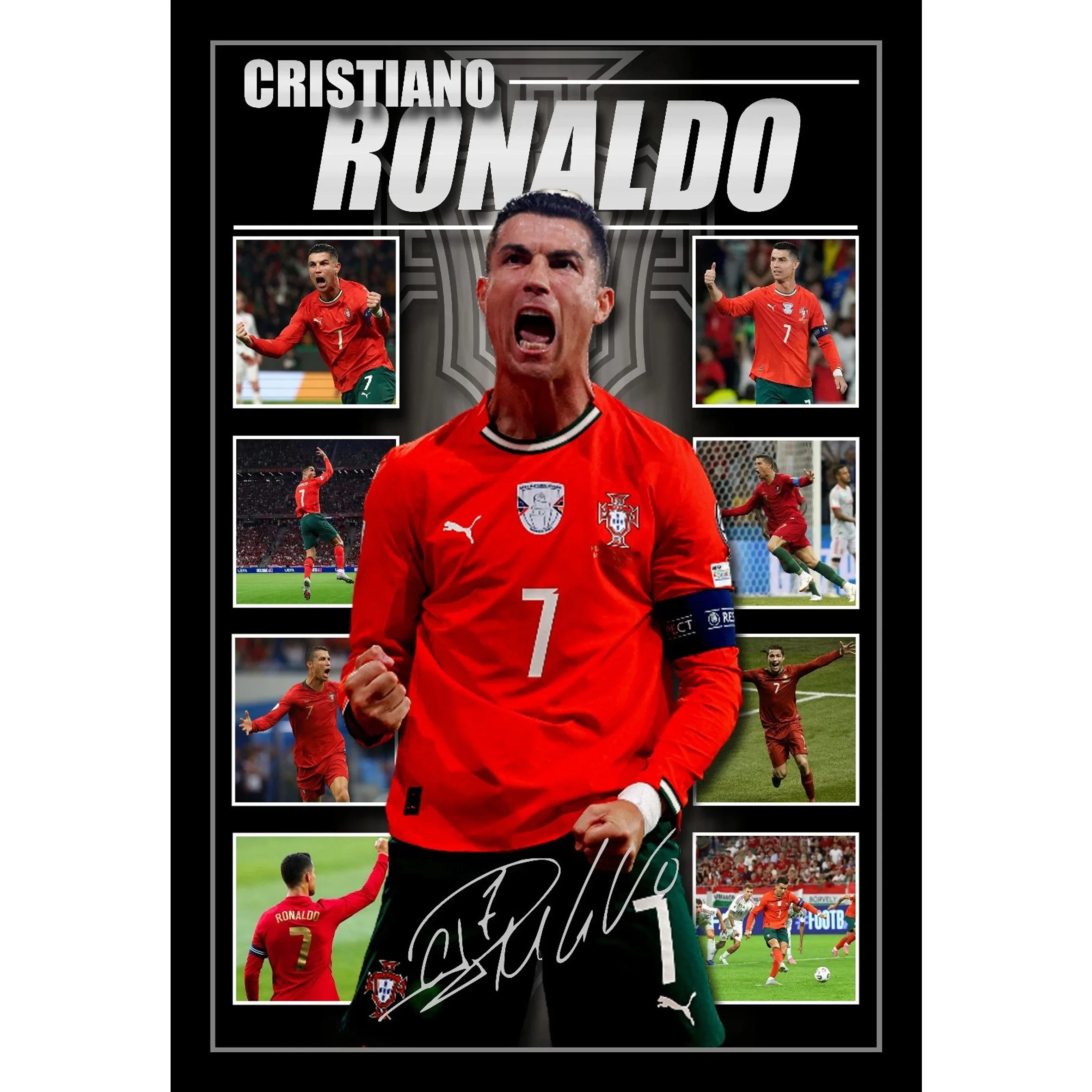 Ronaldo Portugal Lithograph Framed Squarespace.jpg