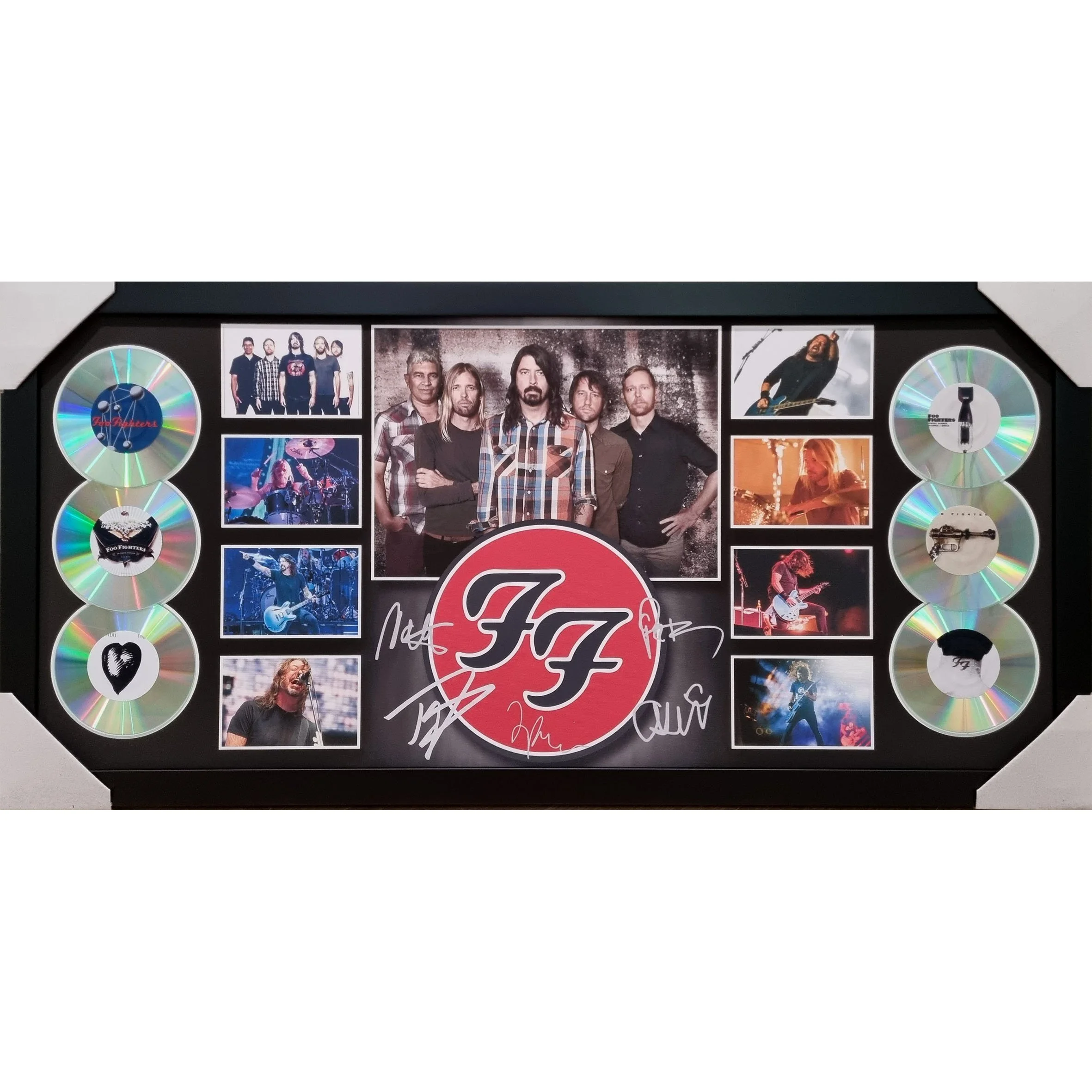 Foo Fighters Signed & Framed CDs.jpg