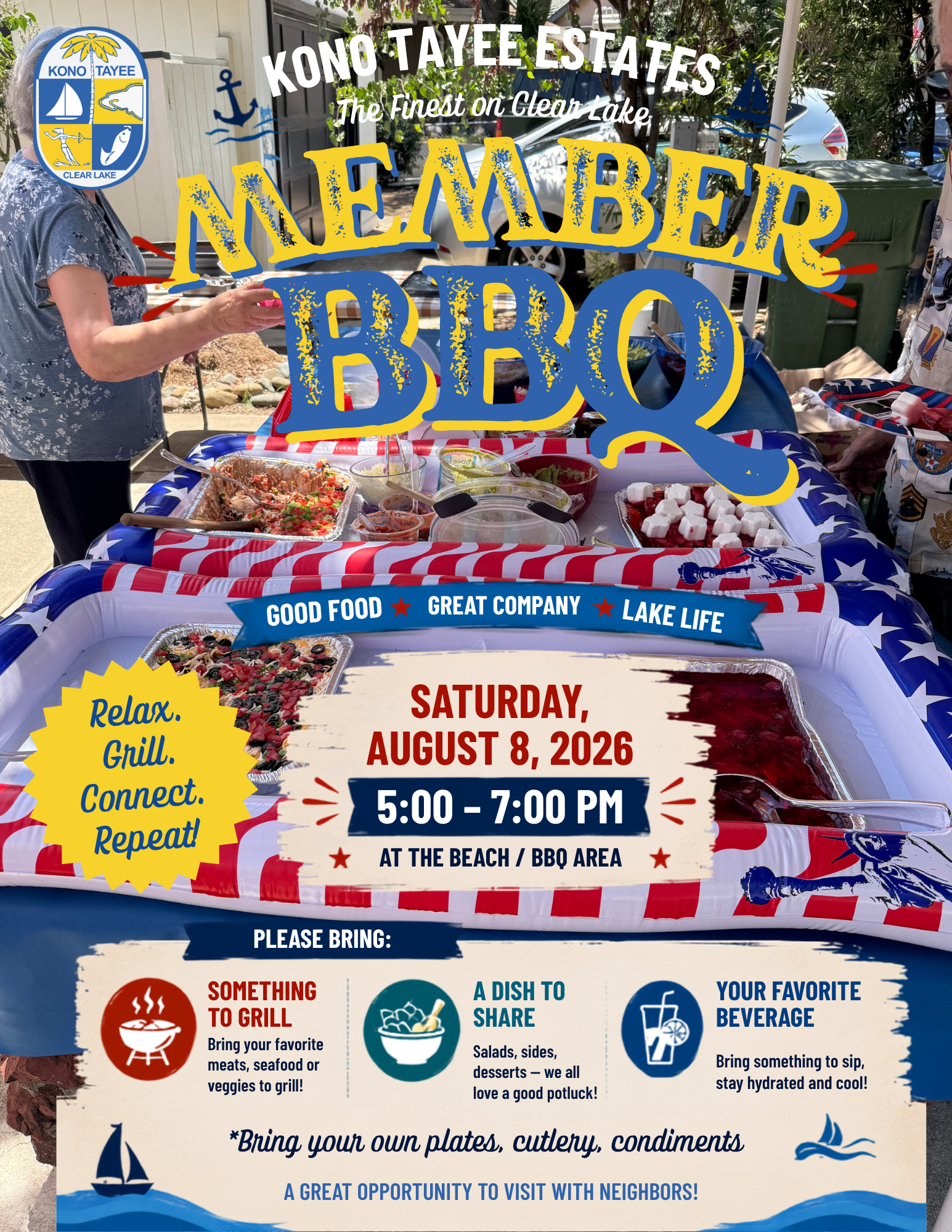 Kono Tayee Member BBQ — This Saturday! 