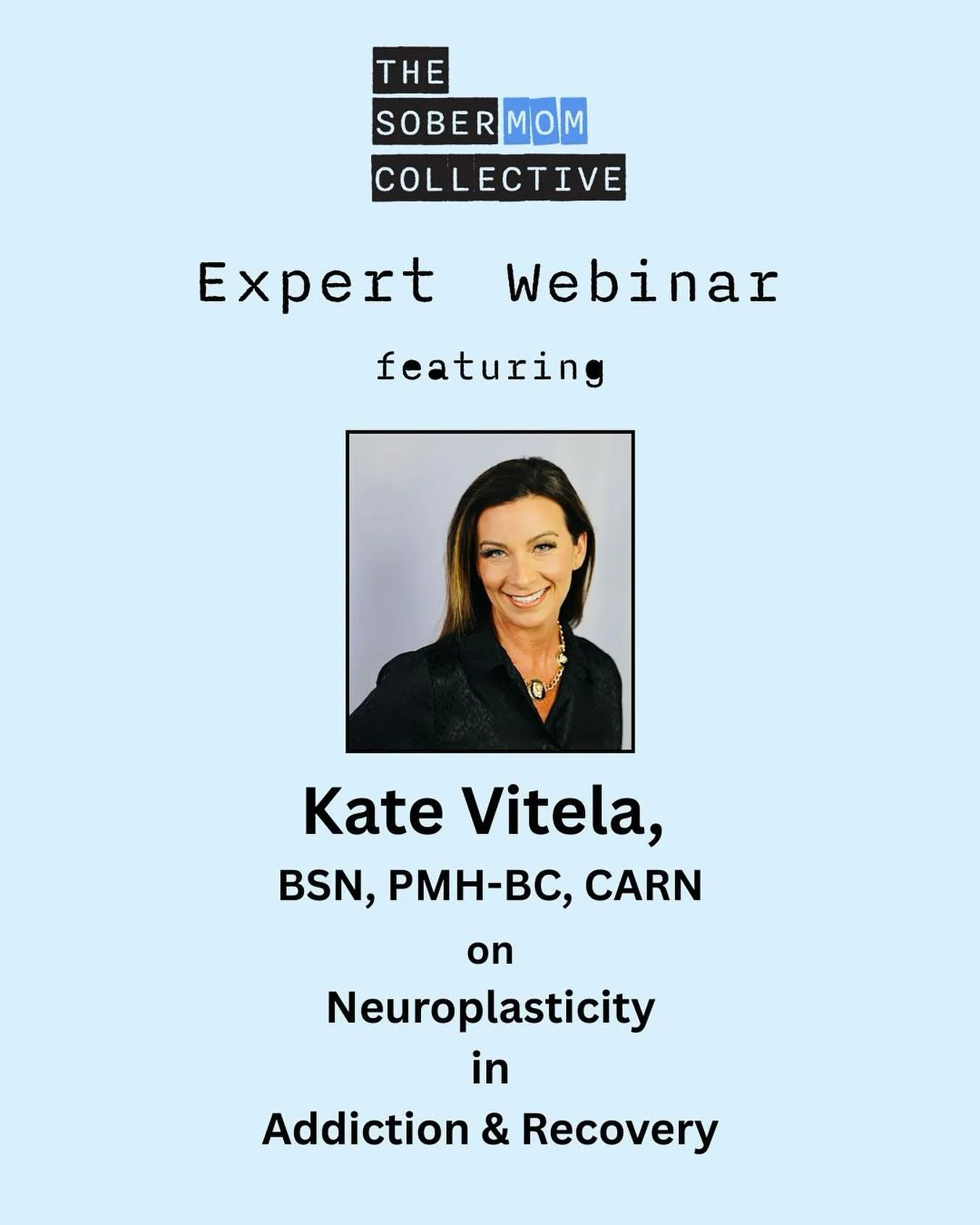 Join us this Sunday November 2 8pm ET/5pm PT for an Expert webinar with Kate @rewiredsober on neuroplasticity - how we can rewire our brains in sobriety and recovery! Join us free link in bio!
#sobermomcollective #sobermom #sobercommunity #rewiredsob
