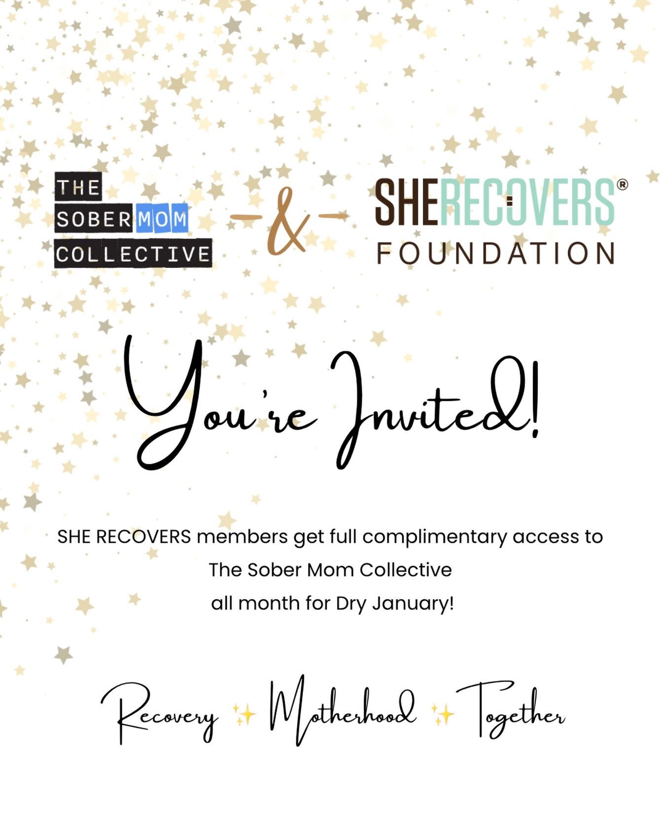 Starting the year with an invitation for our friends @she_recovers! Expand your patchwork of recovery and explore the intersection of recovery and motherhood in a private brave space. DM us SRF for an access link! #sobercommunity #sobermomcollective 