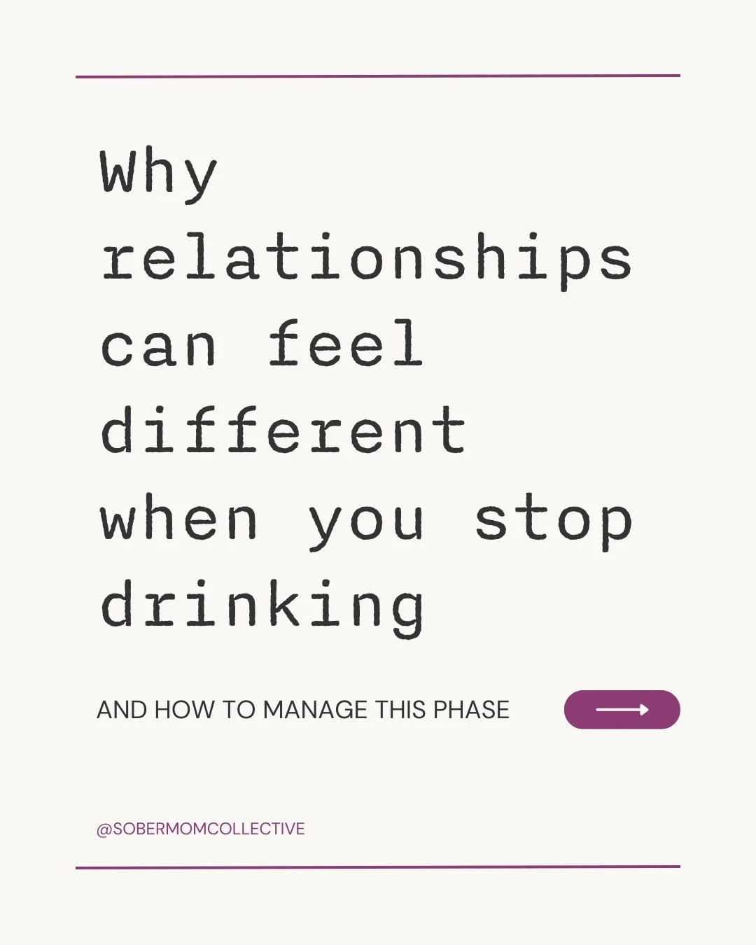 If relationships feel different since you stopped drinking, you&rsquo;re not imagining it&mdash; and you&rsquo;re not doing anything wrong.

Without alcohol, awareness increases. Tolerance for things that drain you decreases. Your needs get clearer.
