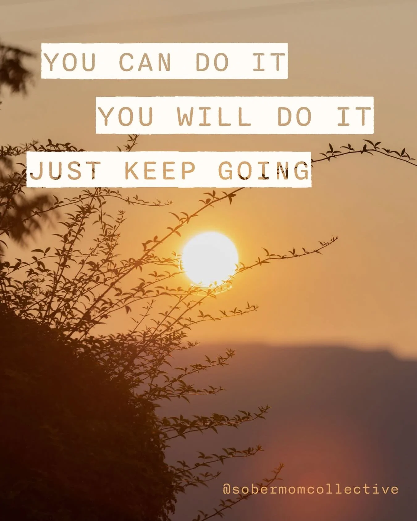 Just keep going. We&rsquo;ll help you ❤️ Find your village at the link in bio #sobermom #sobermomcollective #recoverycommunity #sobercurious #momlife