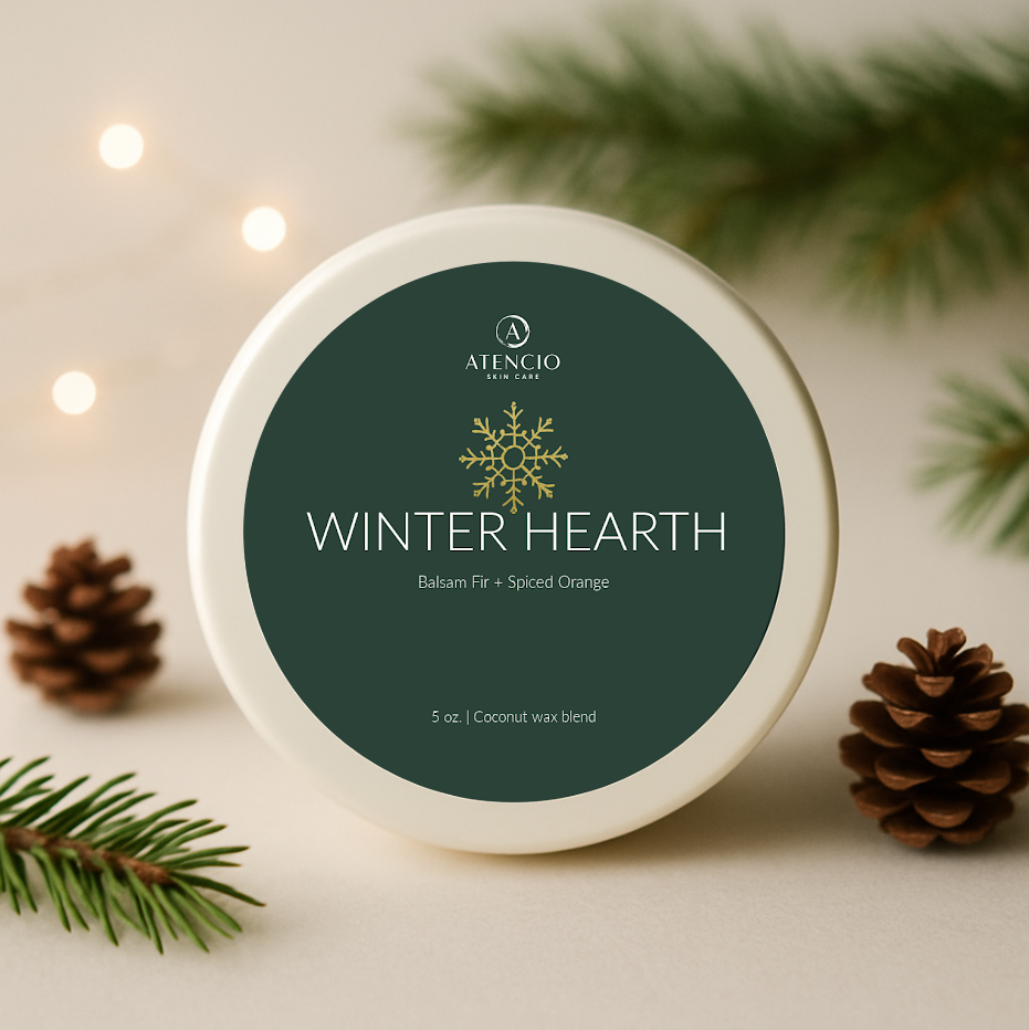 Winter Hearth Candle
