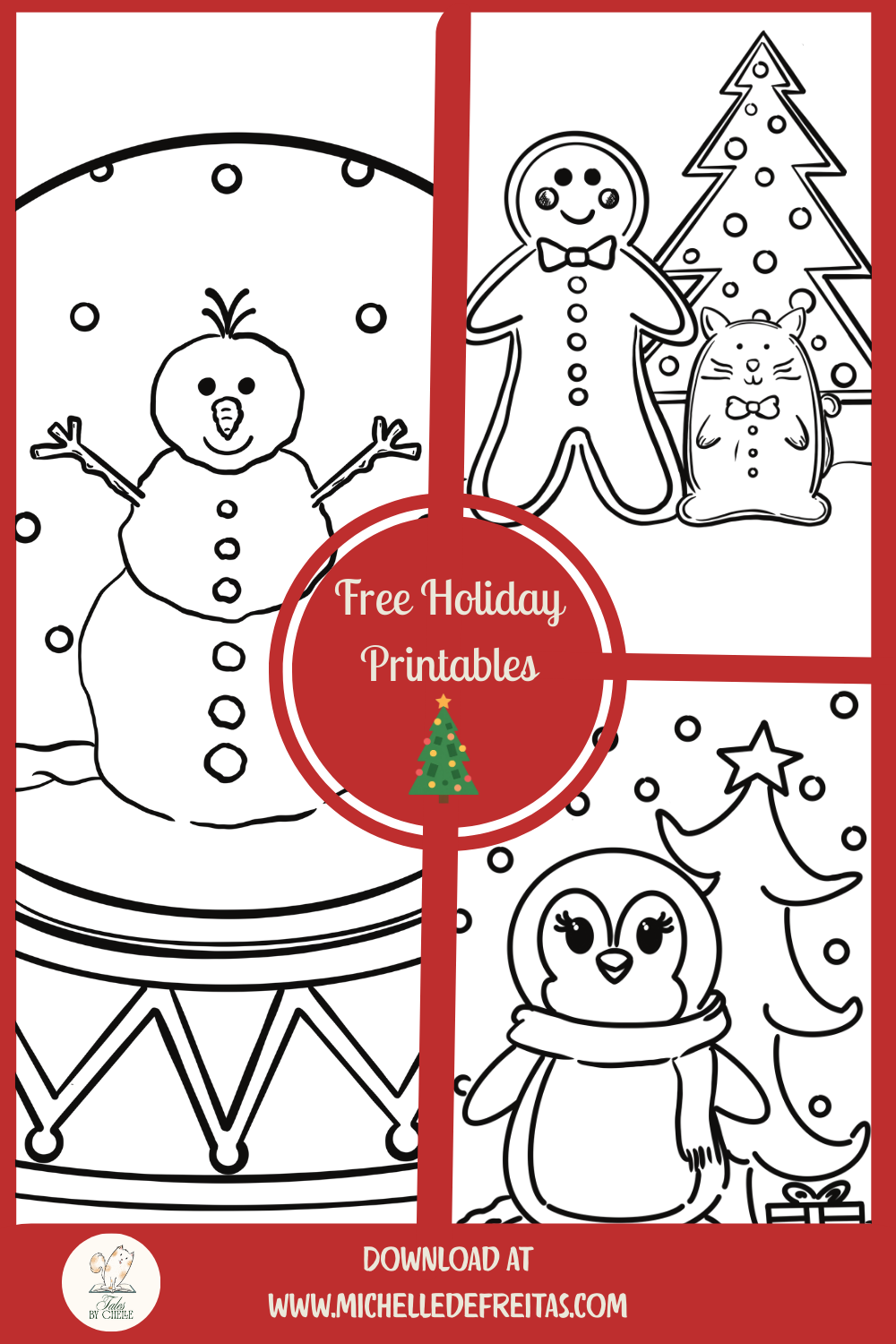 Free Printable Holiday Coloring Pages for Kids