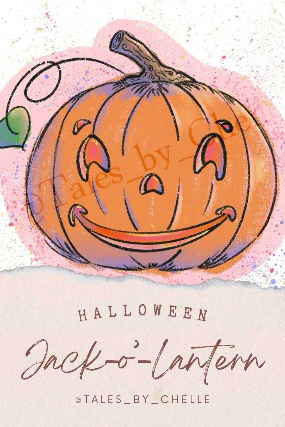 October Free Clipart:  Cute Halloween Jack-o’-Lantern