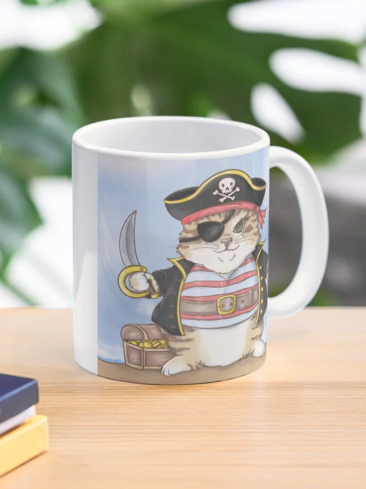 Cute Pirate Cat Mug