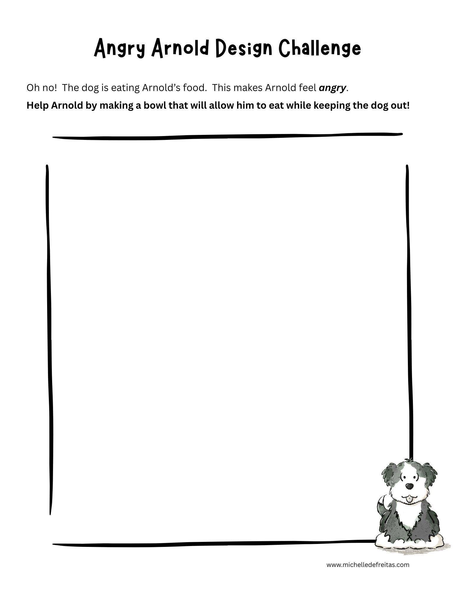 Angry Arnold Design Challenge Activity