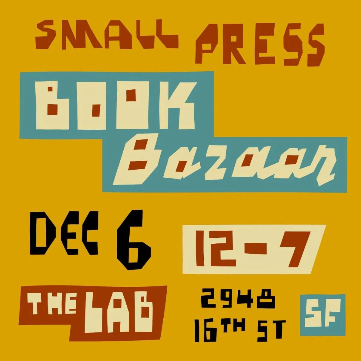 Small Press Book Bazaar @ The Lab