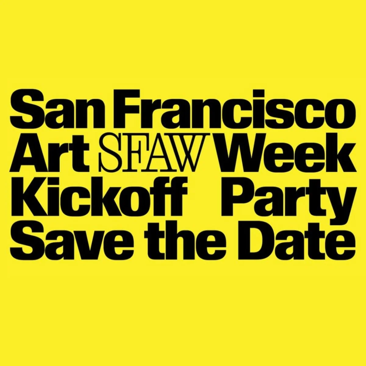 SFAW Kickoff Party @ Transamerica Pyramid Center + ICA SF