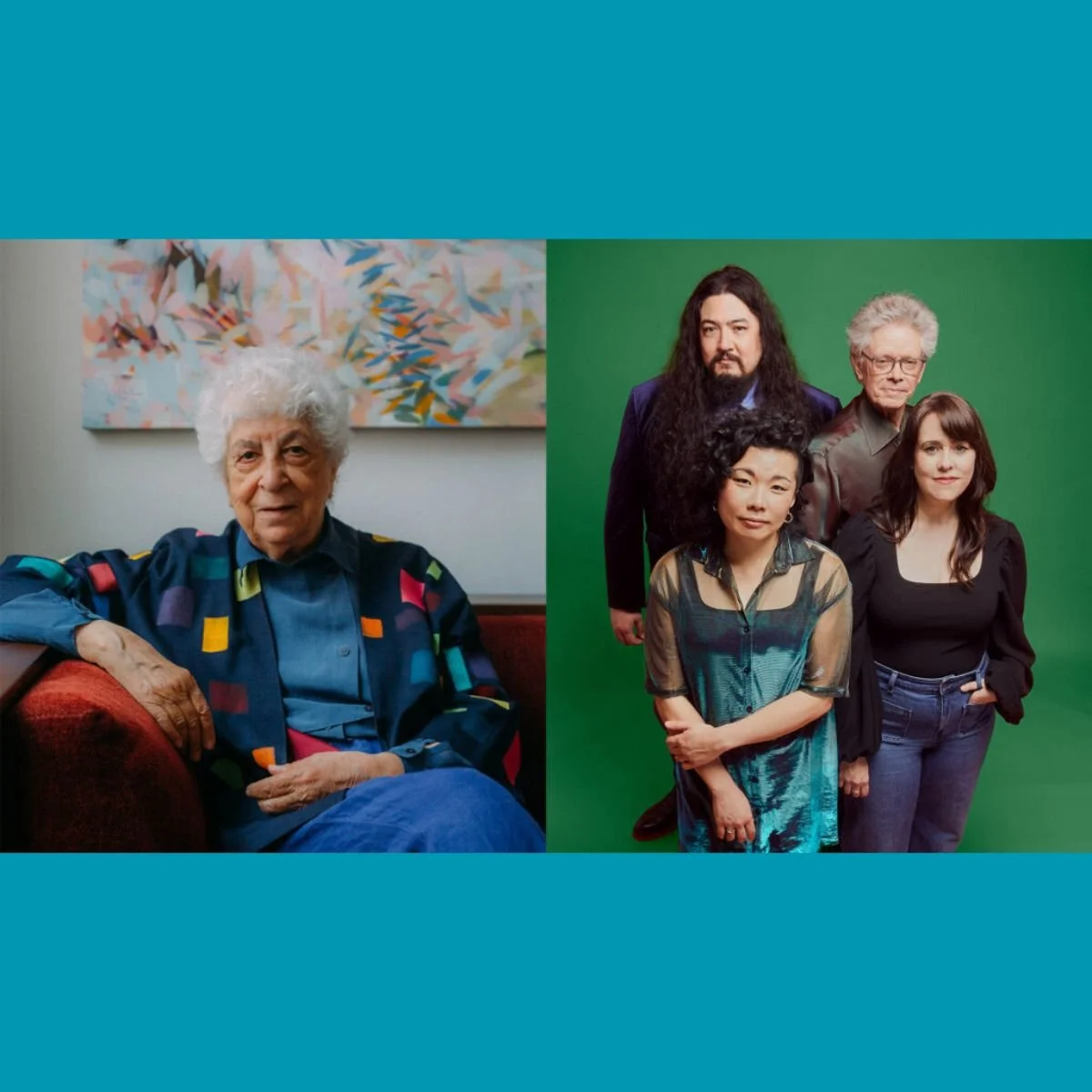 Performing Abstraction: Samia Halaby with Members of the Kronos Quartet - Performance @ SFMOMA