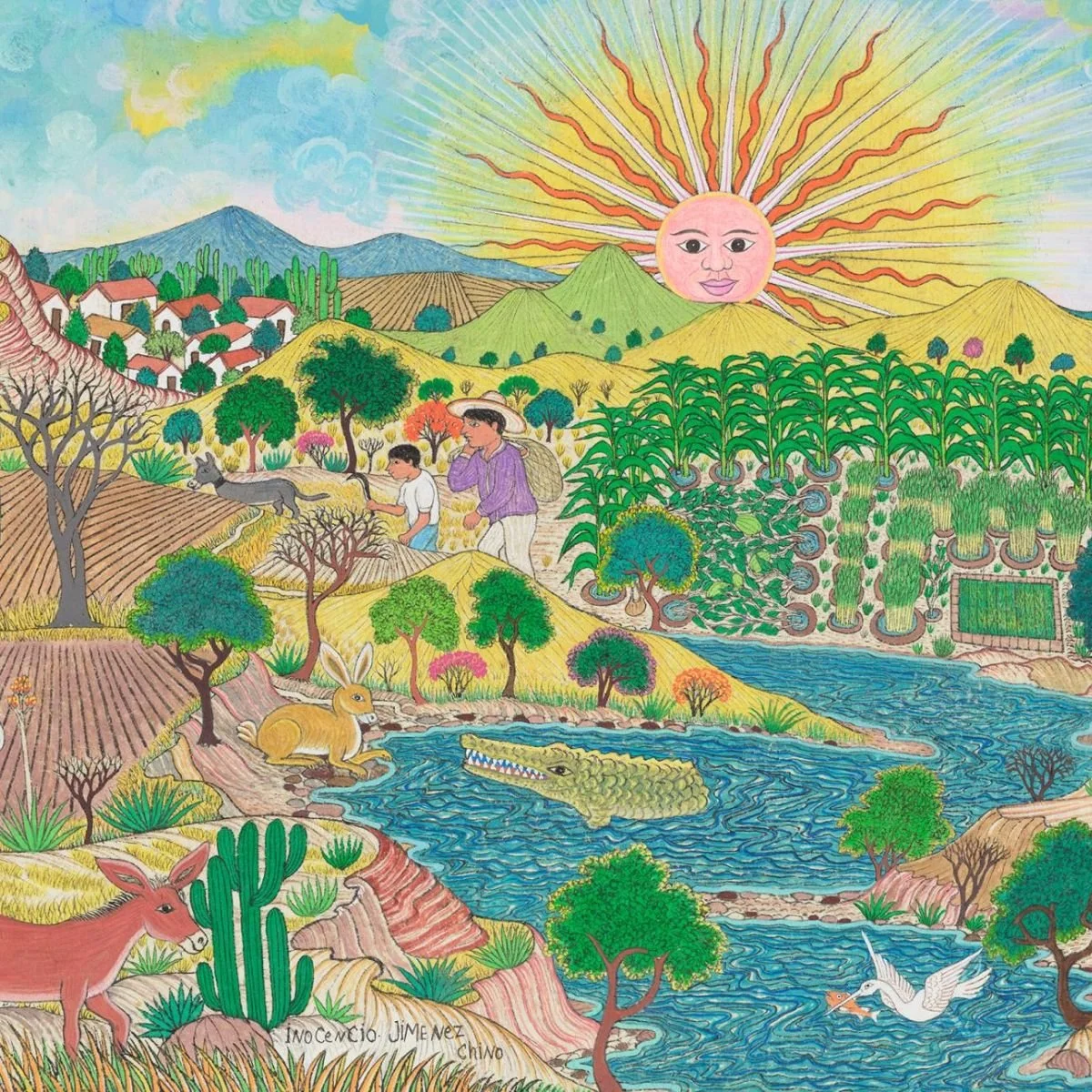 Aztec Stories in Modern Mexico: An Inocencio Jiménez Chino Retrospective @ Bedford Gallery