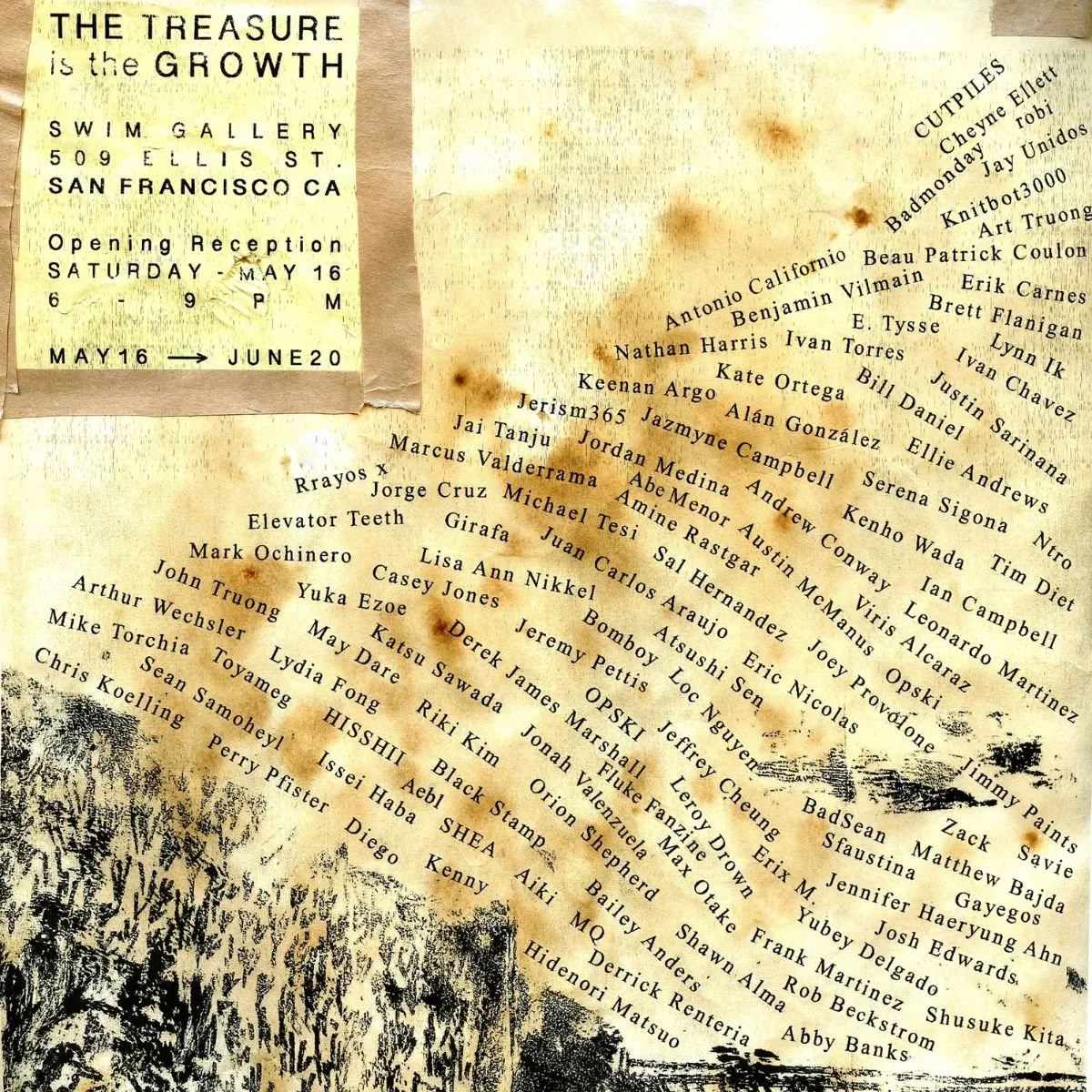 The Treasure is the Growth — Opening Reception @ SWIM Gallery 