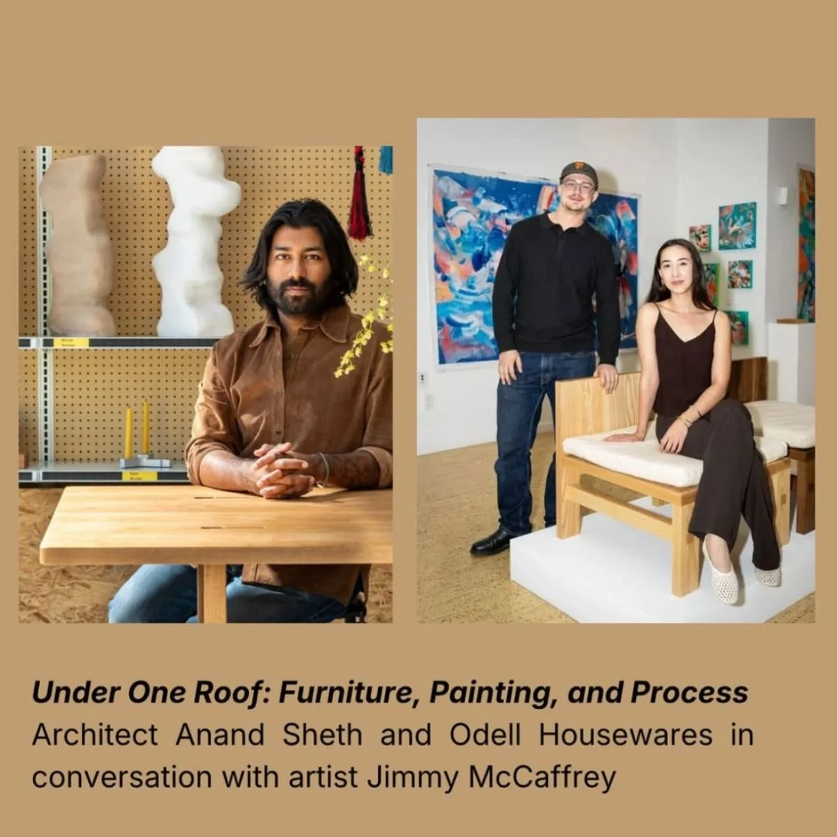 Under One Roof: Furniture, Painting, and Process — Artist Talk @ Strike-Slip Gallery