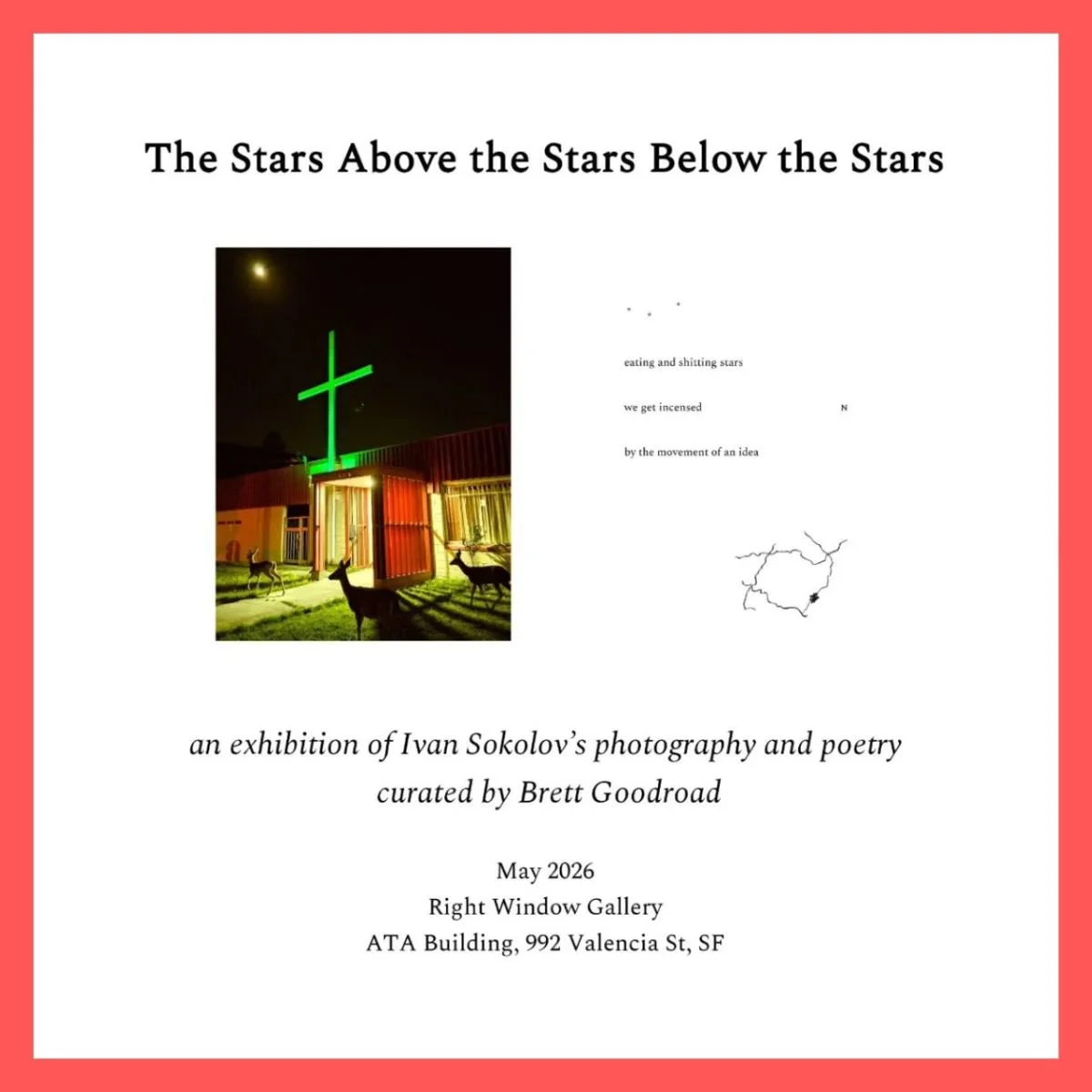 Ivan Sokolov: The Stars Above the Stars Below the Stars — Reading Night @ Artists' Television Access 