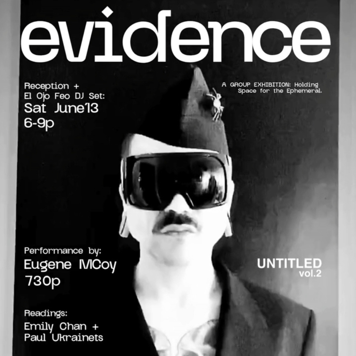 EVIDENCE: Holding Space for the Ephemeral — Performance by Eugene McCoy: Journal #1, X-Rated @ UNTITLED vol.2