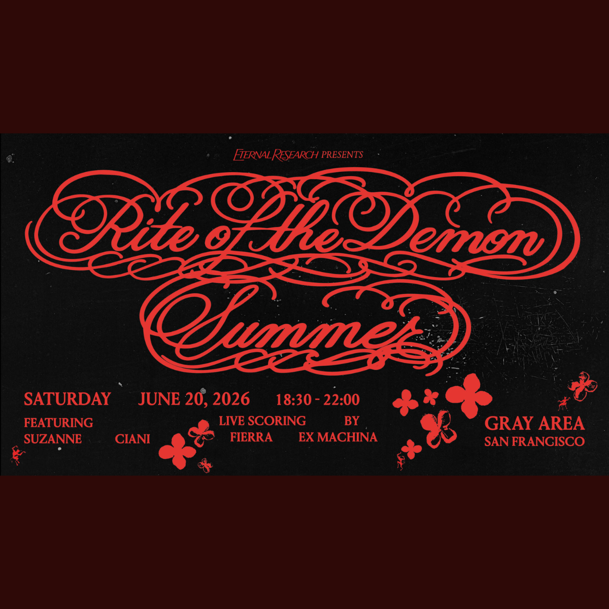 Rite Of The Demon: Summer with Suzanne Ciani @ Gray Area
