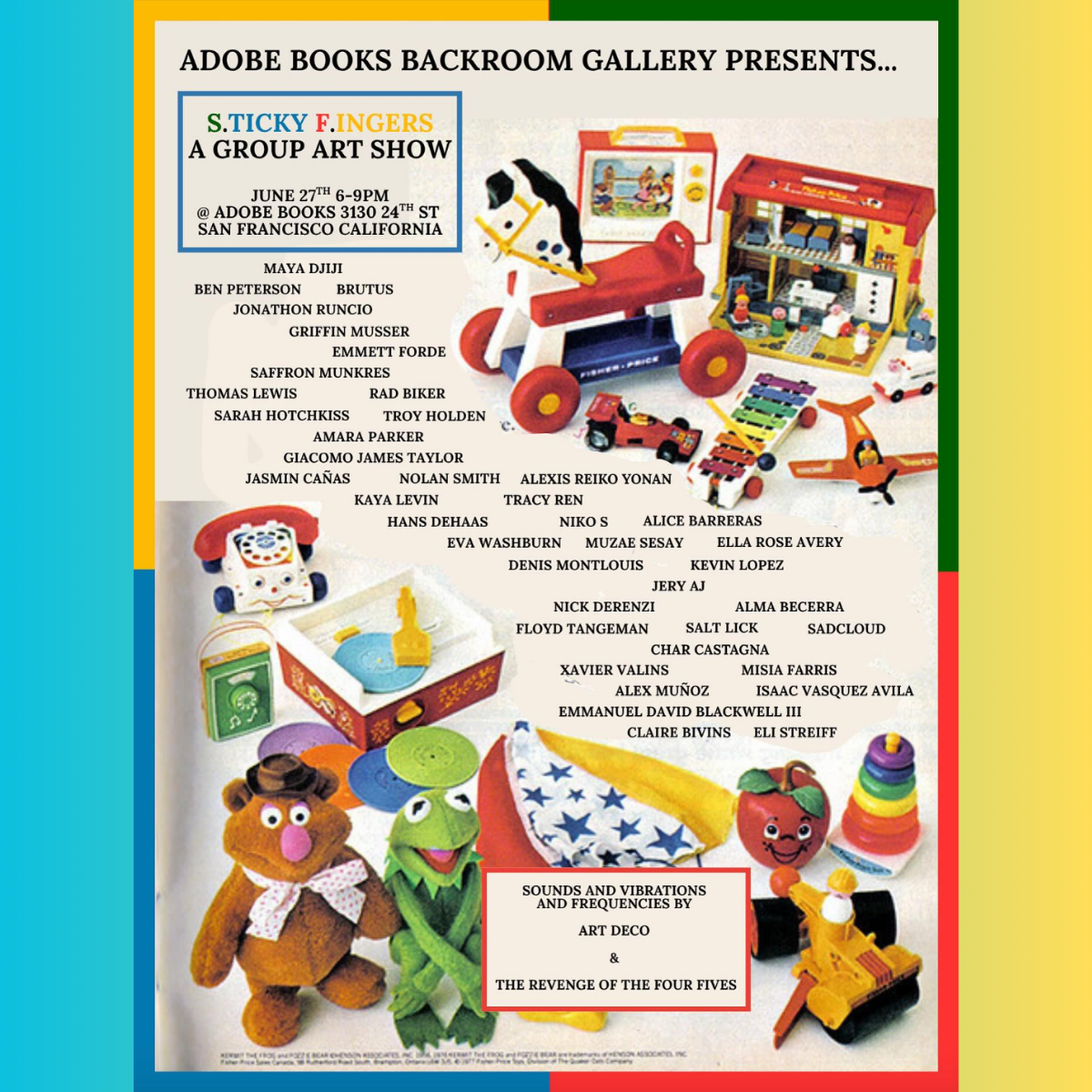S.tickey F.ingers — Opening Reception @ Adobe Books