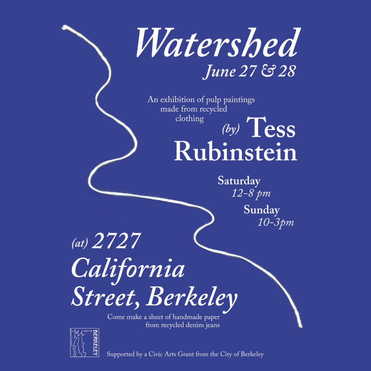 Tess Rubinstein: Watershed @ 2727 California Street