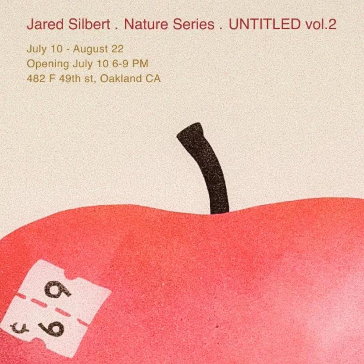 Jared Silbert: Nature Series — Opening Reception @ UNTITLED vol.2