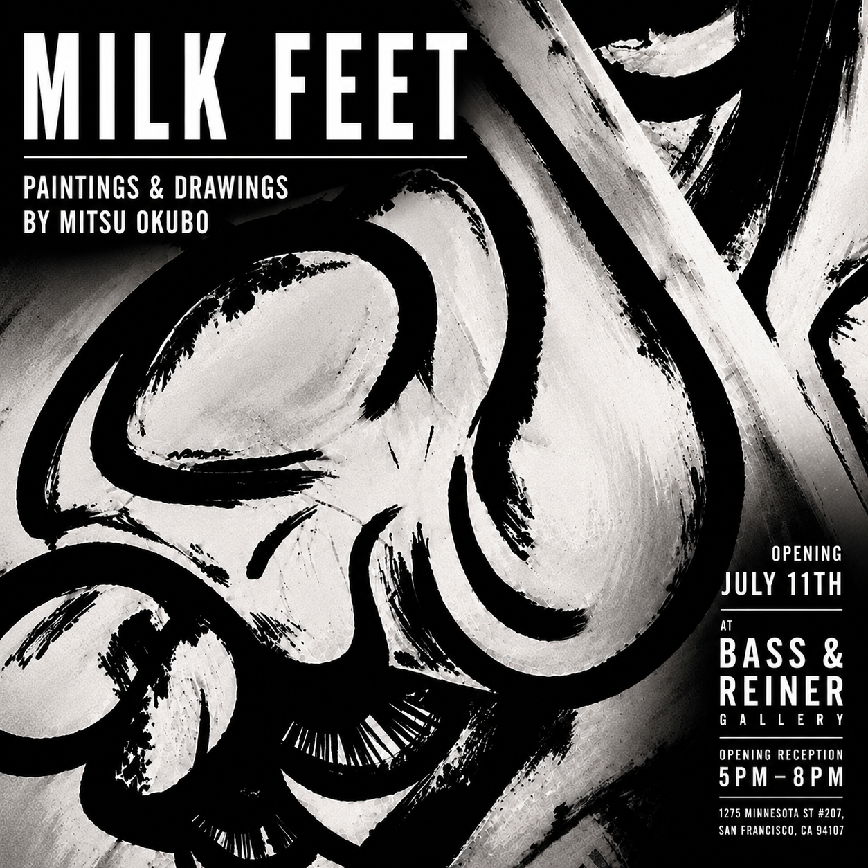 Mitsu Okubo: Milk Feet — Opening Reception @ Bass &amp; Reiner
