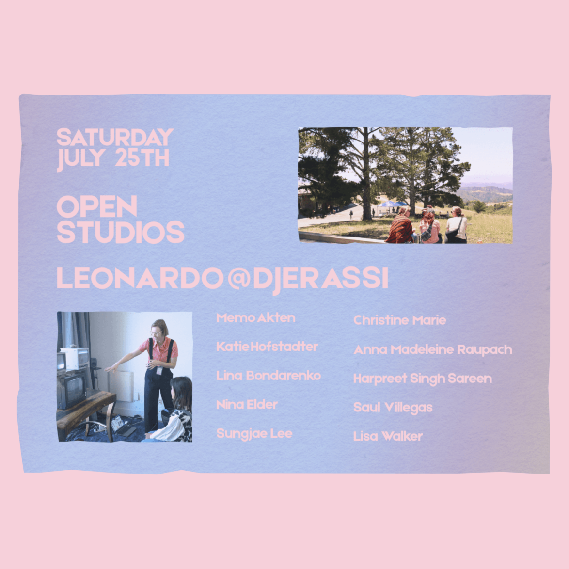 Open Studios — Leonardo@Djerassi 