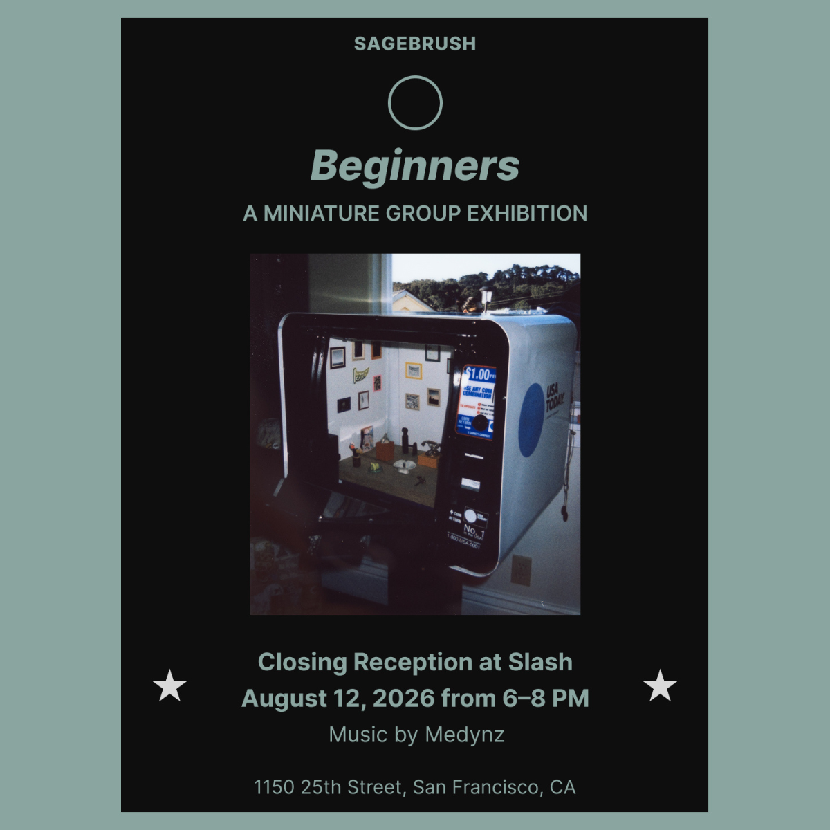 Beginners: A Miniature Group Exhibition — Closing Reception @ Slash