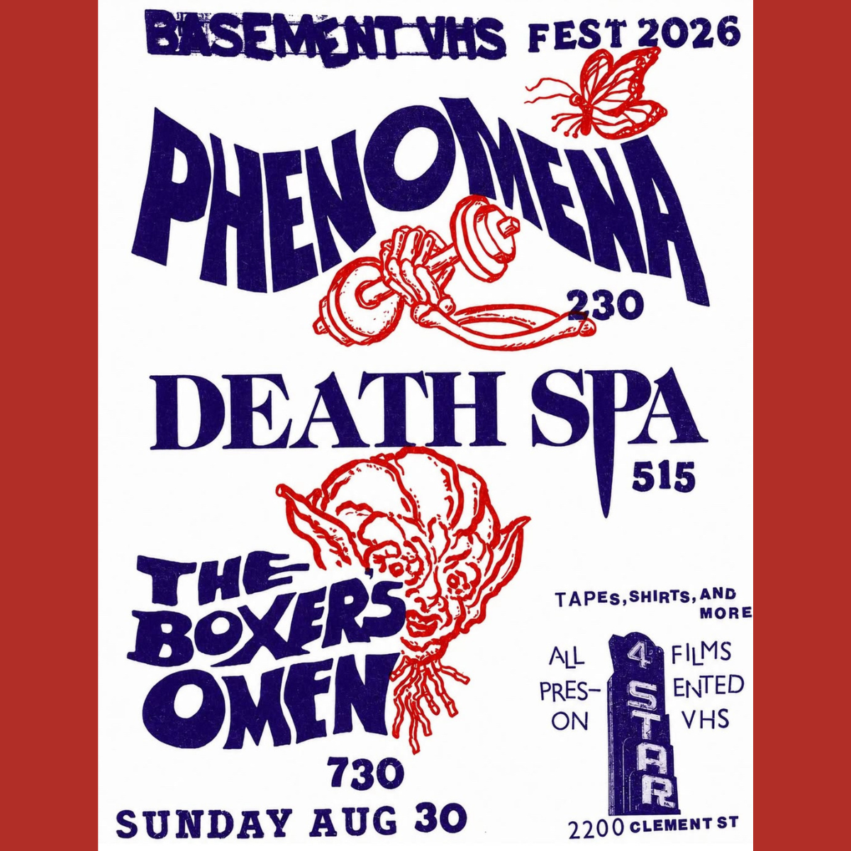 Basement VHS Presents: Basement VHS Fest @ 4 Star Theater