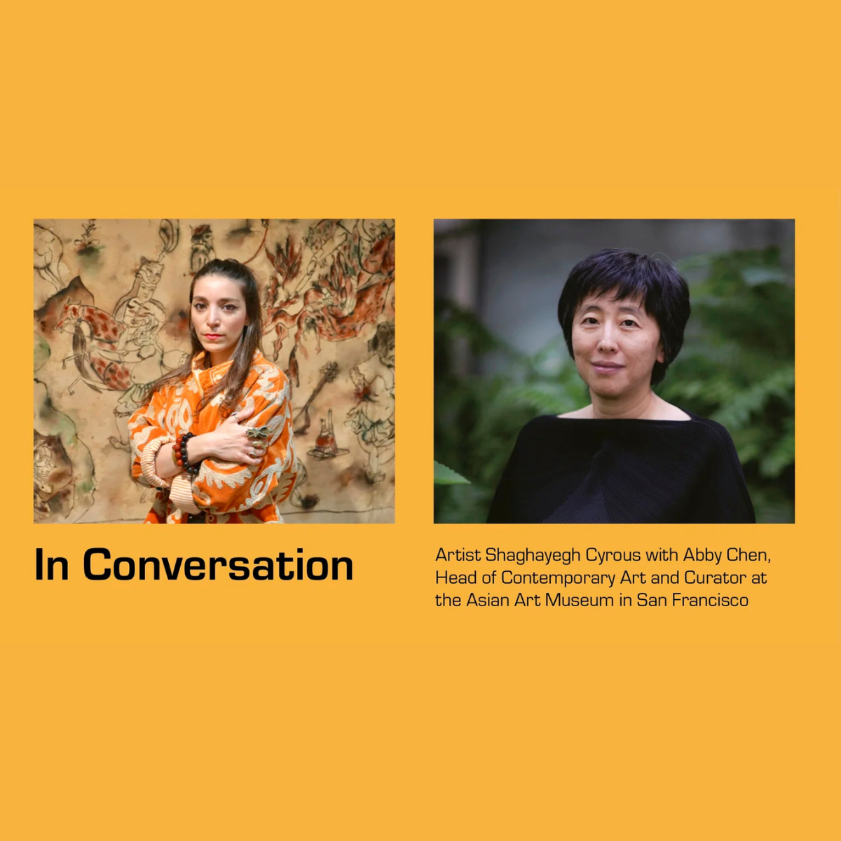 Shaghayegh Cyrous: Breathe the Sun — Artist in Conversation with Asian Art Museum Curator Abby Chen @ Telematic Media Arts